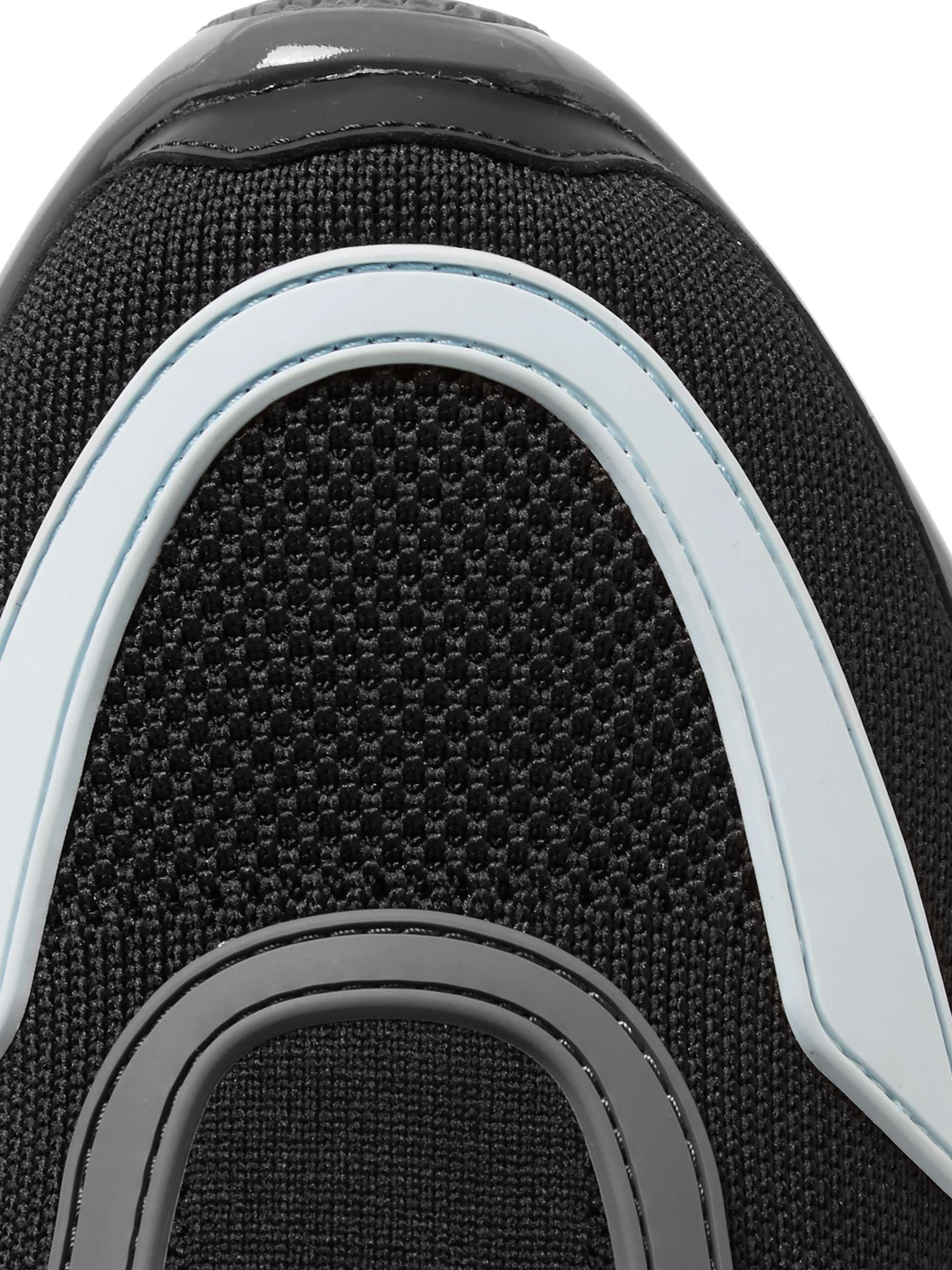 PRADA Cloudbust Mesh, Rubber and Leather Sneakers