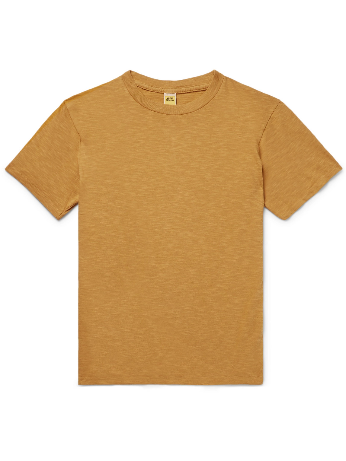 VELVA SHEEN SLUB COTTON-JERSEY T-SHIRT