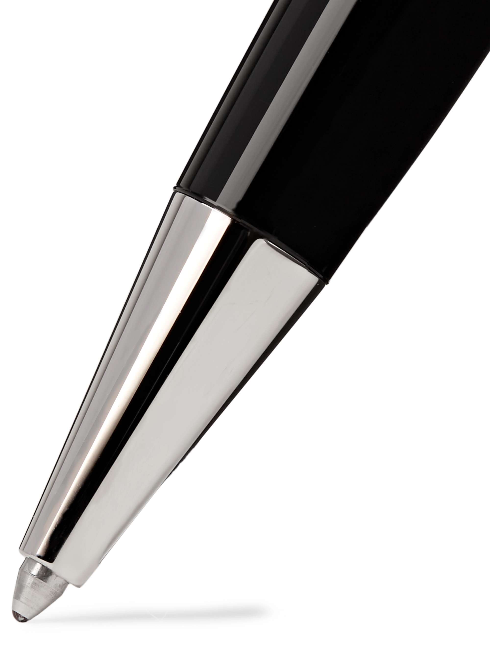 MONTBLANC Meisterstück Resin and Platinum-Plated Ballpoint Pen