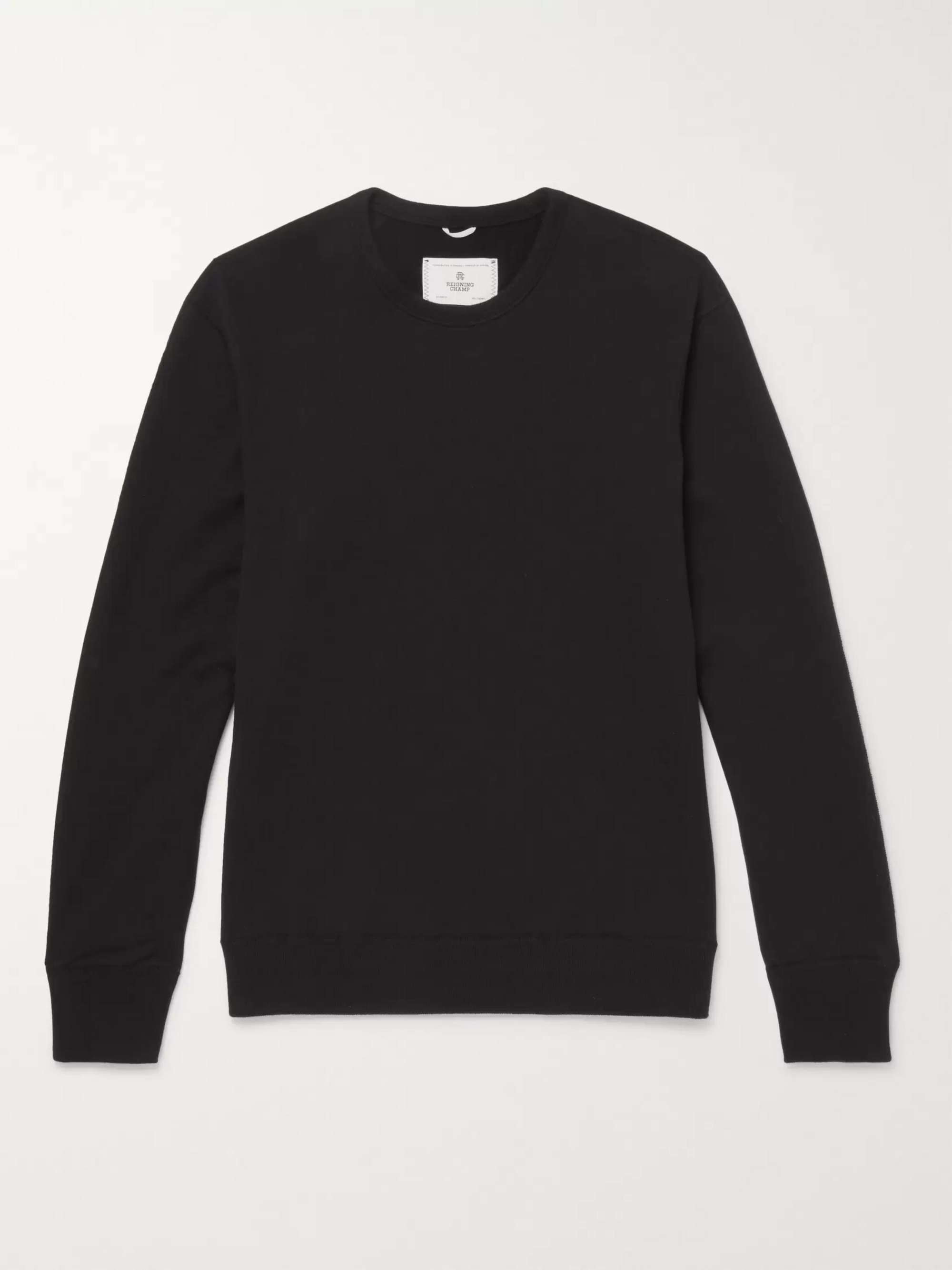 REIGNING CHAMP Slim-Fit Loopback Cotton-Jersey Sweatshirt