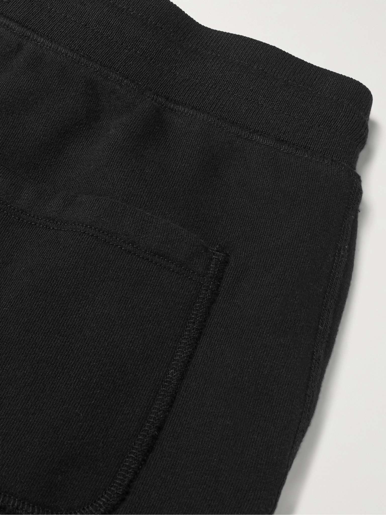 Black Slim-Fit Loopback Cotton-Jersey Sweatpants | REIGNING CHAMP | MR ...