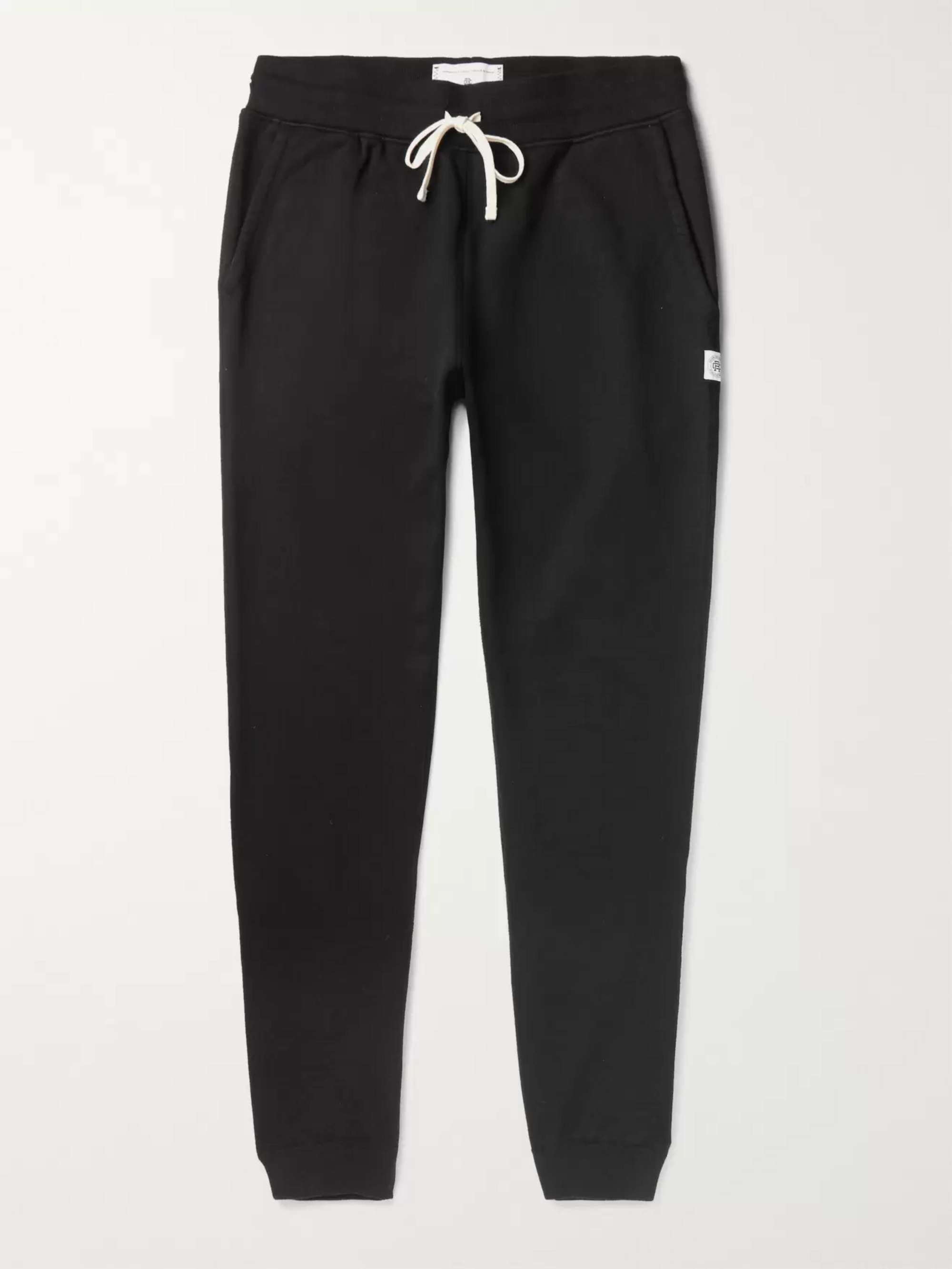 Slim-Fit Loopback Cotton-Jersey Sweatpants