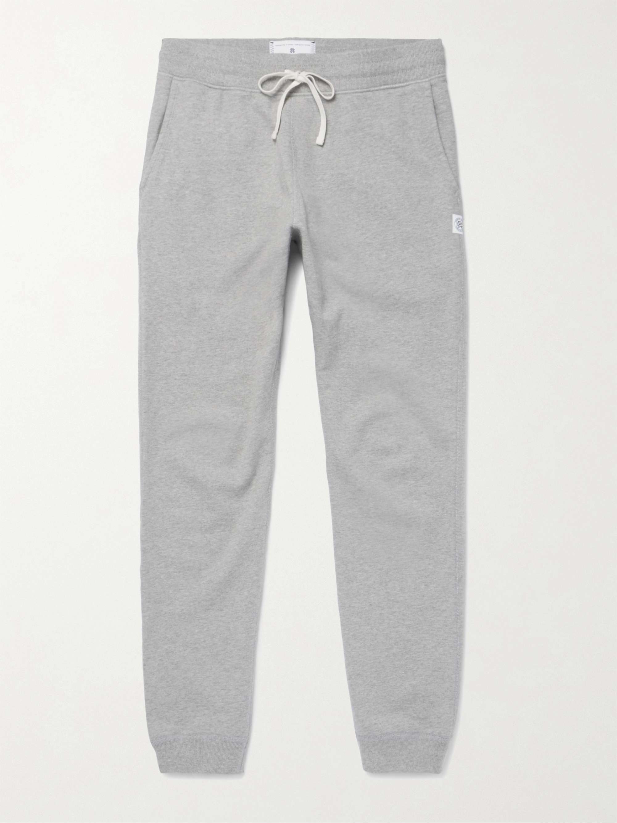 Slim-Fit Loopback Cotton-Jersey Sweatpants