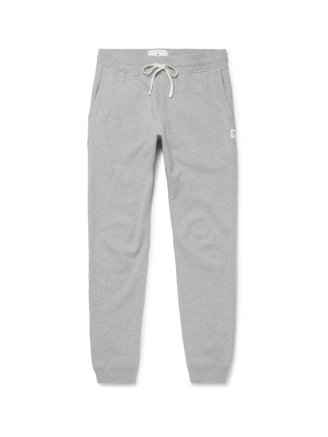 Reigning Champ Slim-fit Loopback Cotton-jersey Sweatpants In Gray