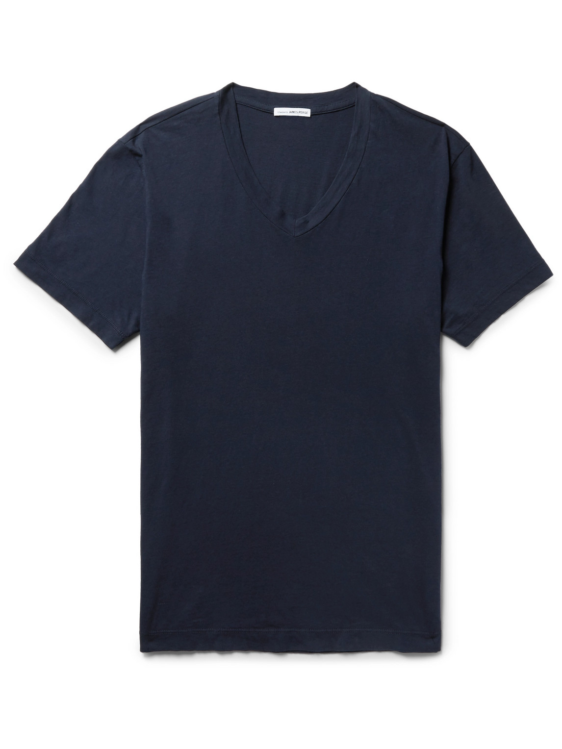 James Perse Slim-fit Combed Cotton-jersey T-shirt In Blue