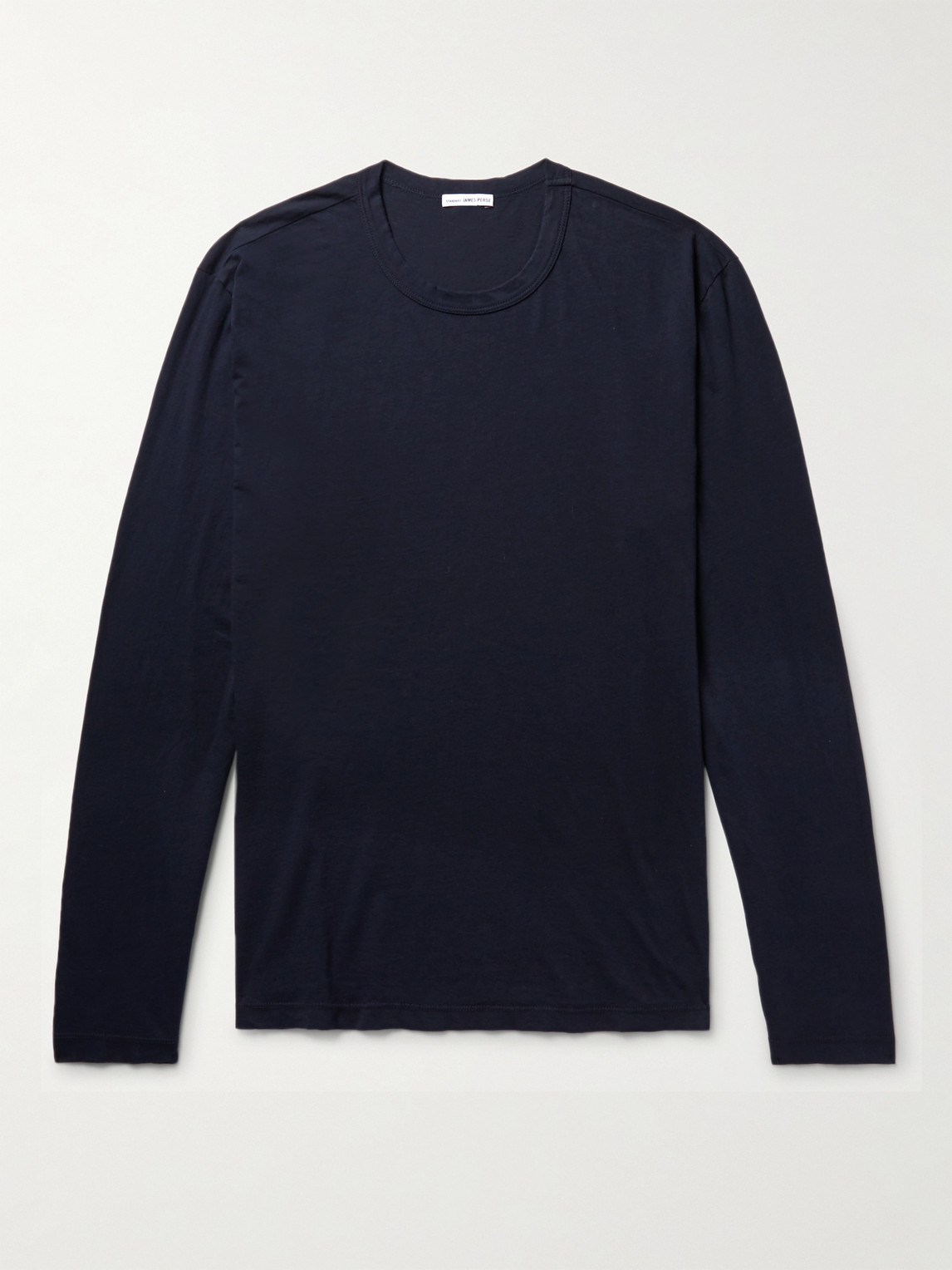 James Perse Combed Cotton-jersey T-shirt In Blue