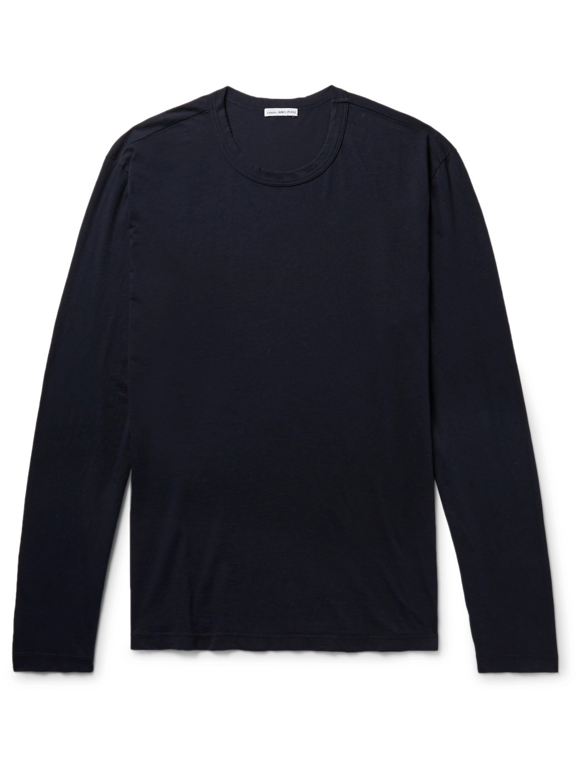James Perse Combed Cotton-jersey T-shirt In Blue