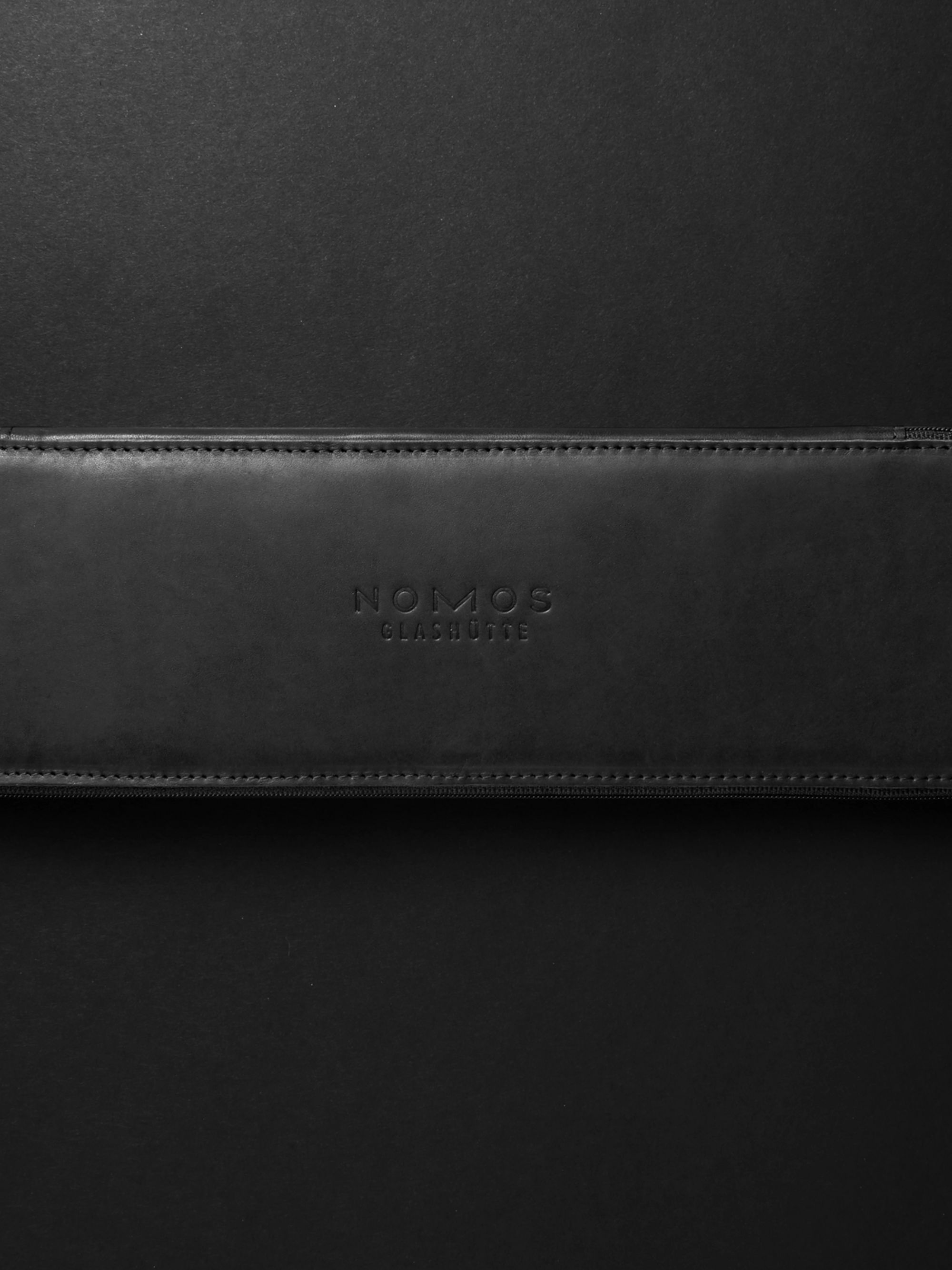 NOMOS GLASHÜTTE At Work Orion Neomatik Automatic 39mm Stainless Steel and Leather Watch, Ref. No. 340