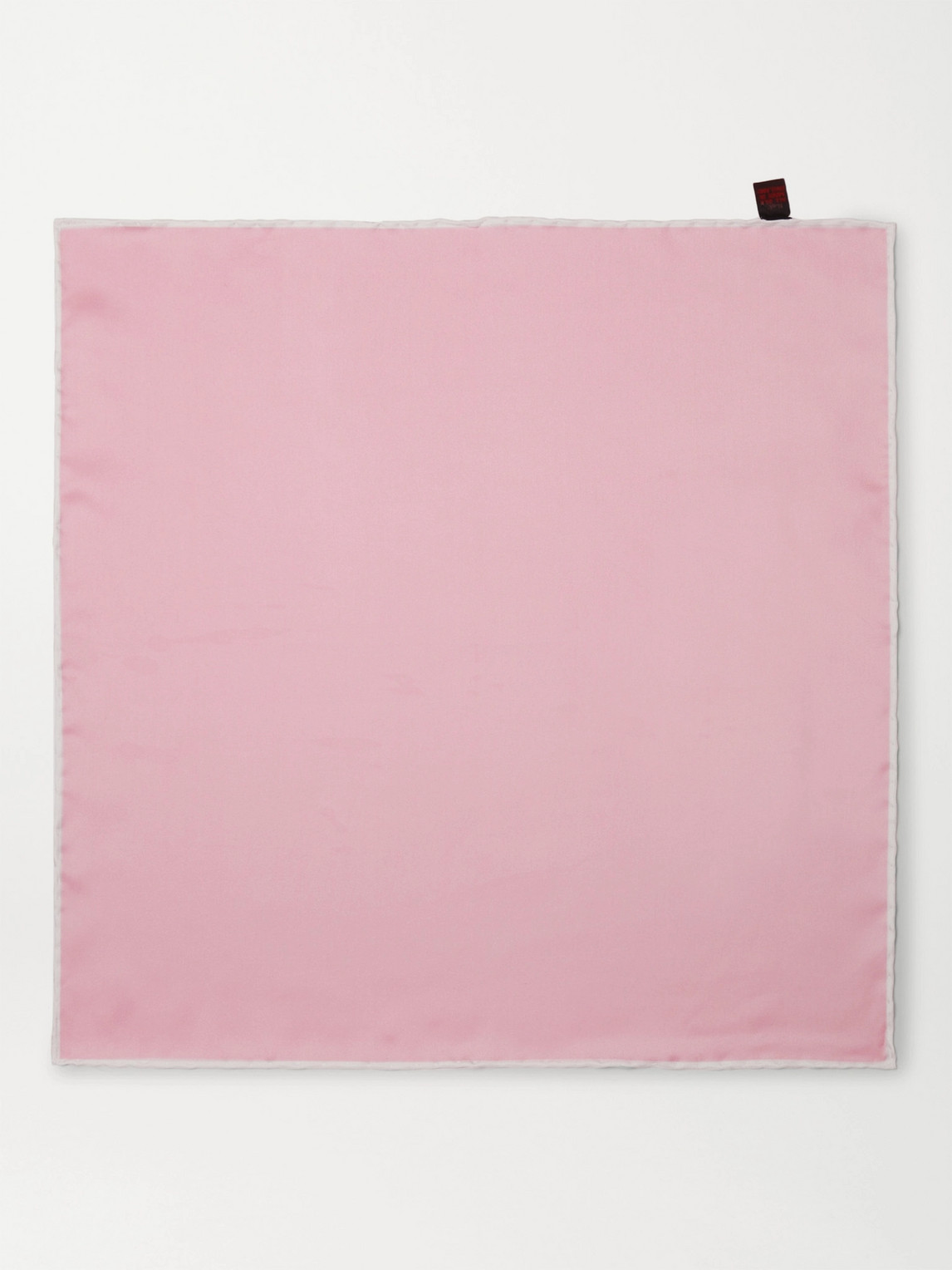 Shop Emma Willis Silk-twill Pocket Square In Pink