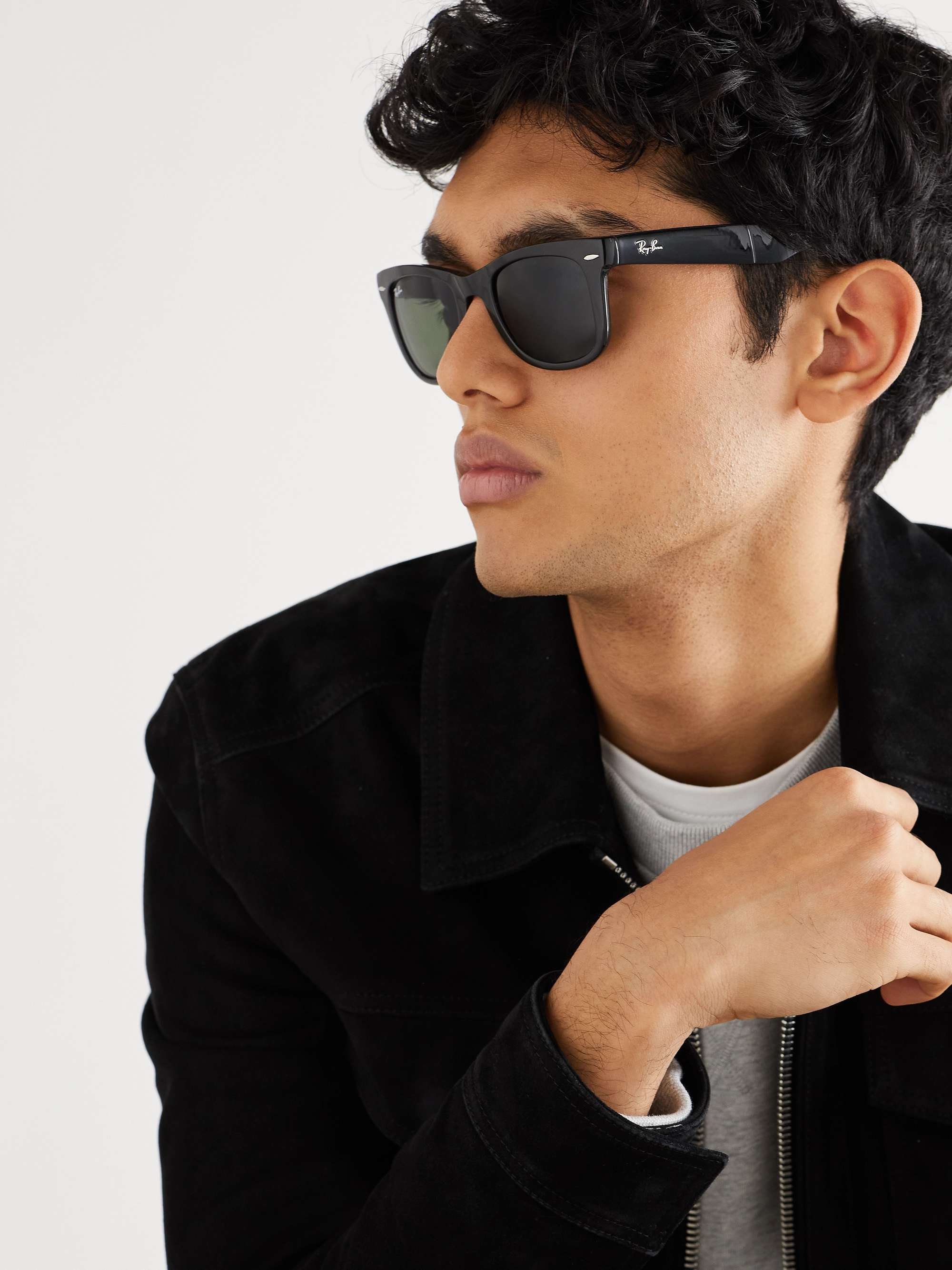 RAY-BAN Wayfarer Folding Acetate Sunglasses | MR PORTER