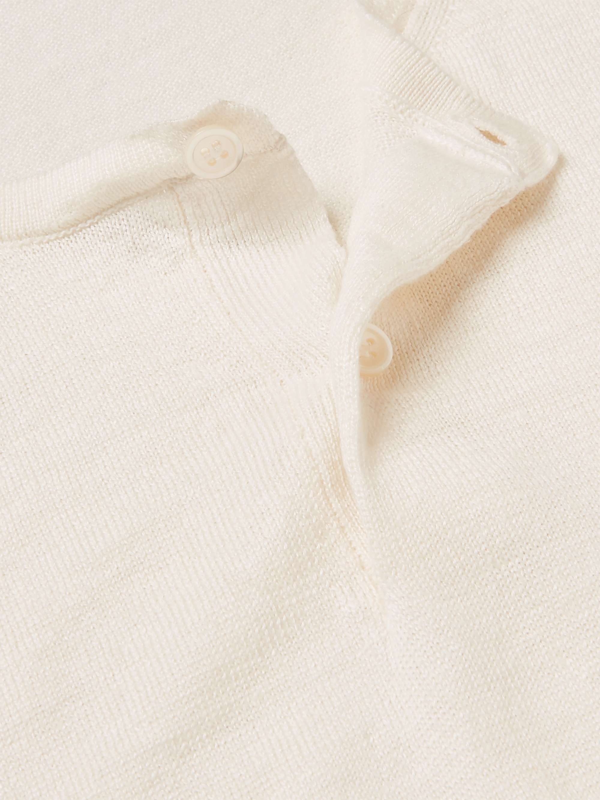 ANDERSON & SHEPPARD Linen Henley T-Shirt
