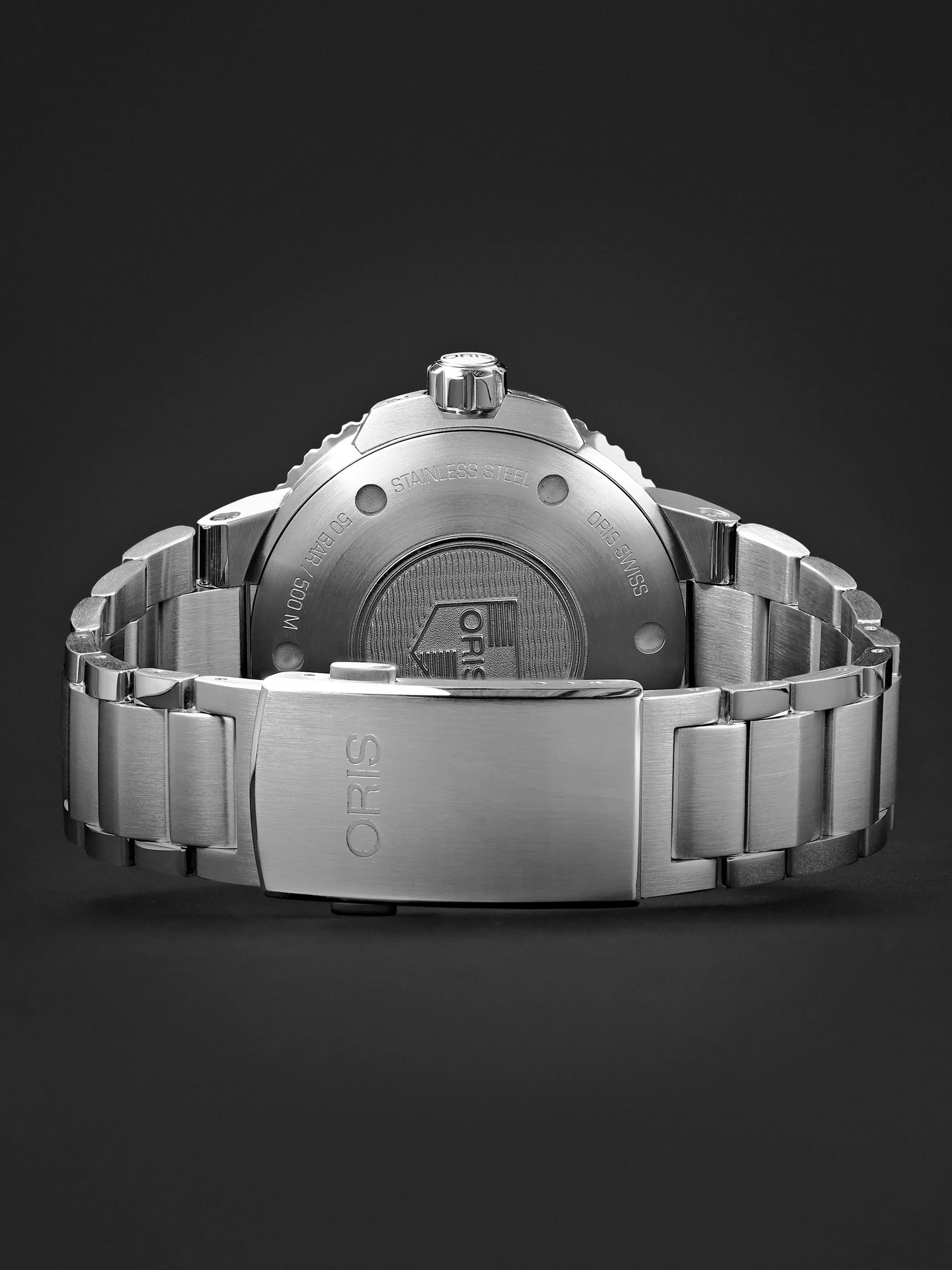 ORIS Aquis Small Second Date Automatic 45.5mm Stainless Steel Watch, Ref. No. 01 743 7733 4135-07 8 24 05PEB