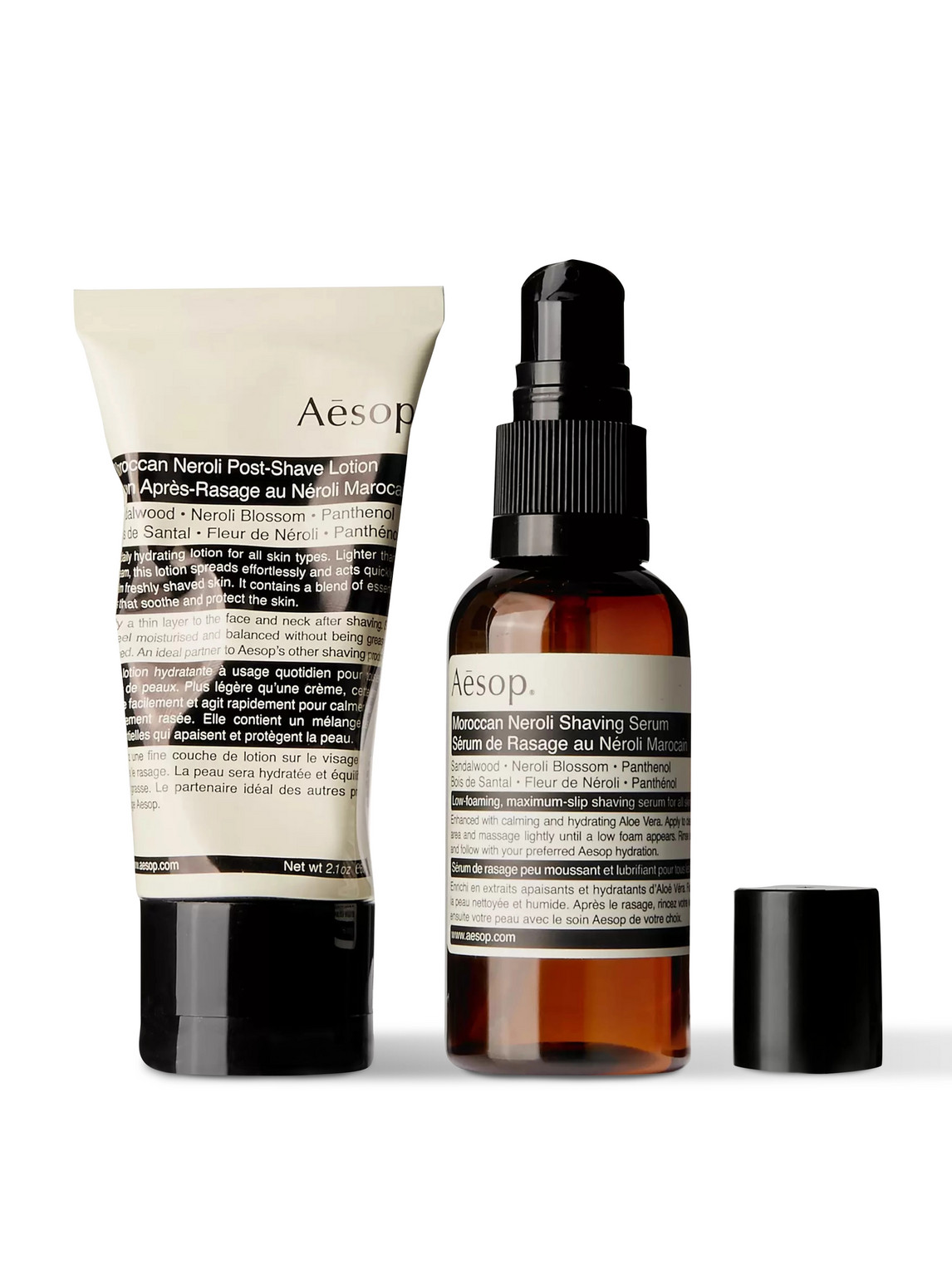 Aesop Moroccan Neroli Shaving Duet. In Colorless