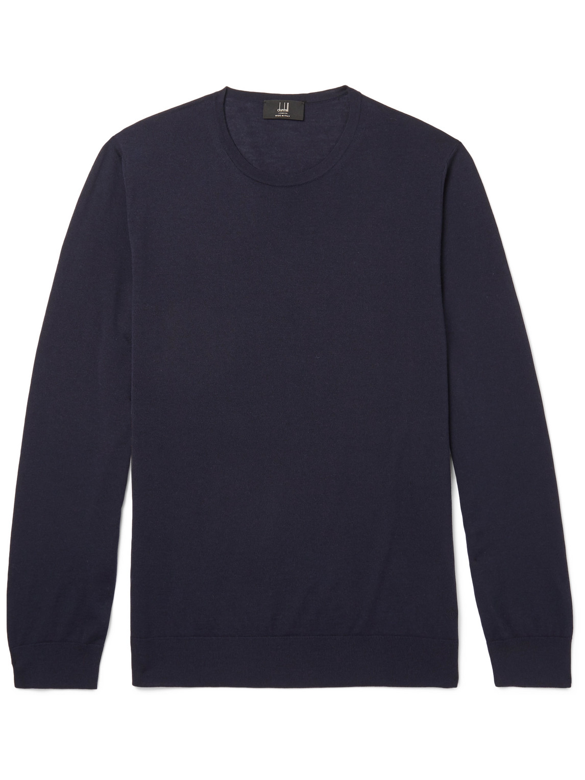 Dunhill Merino Wool Sweater In Blue