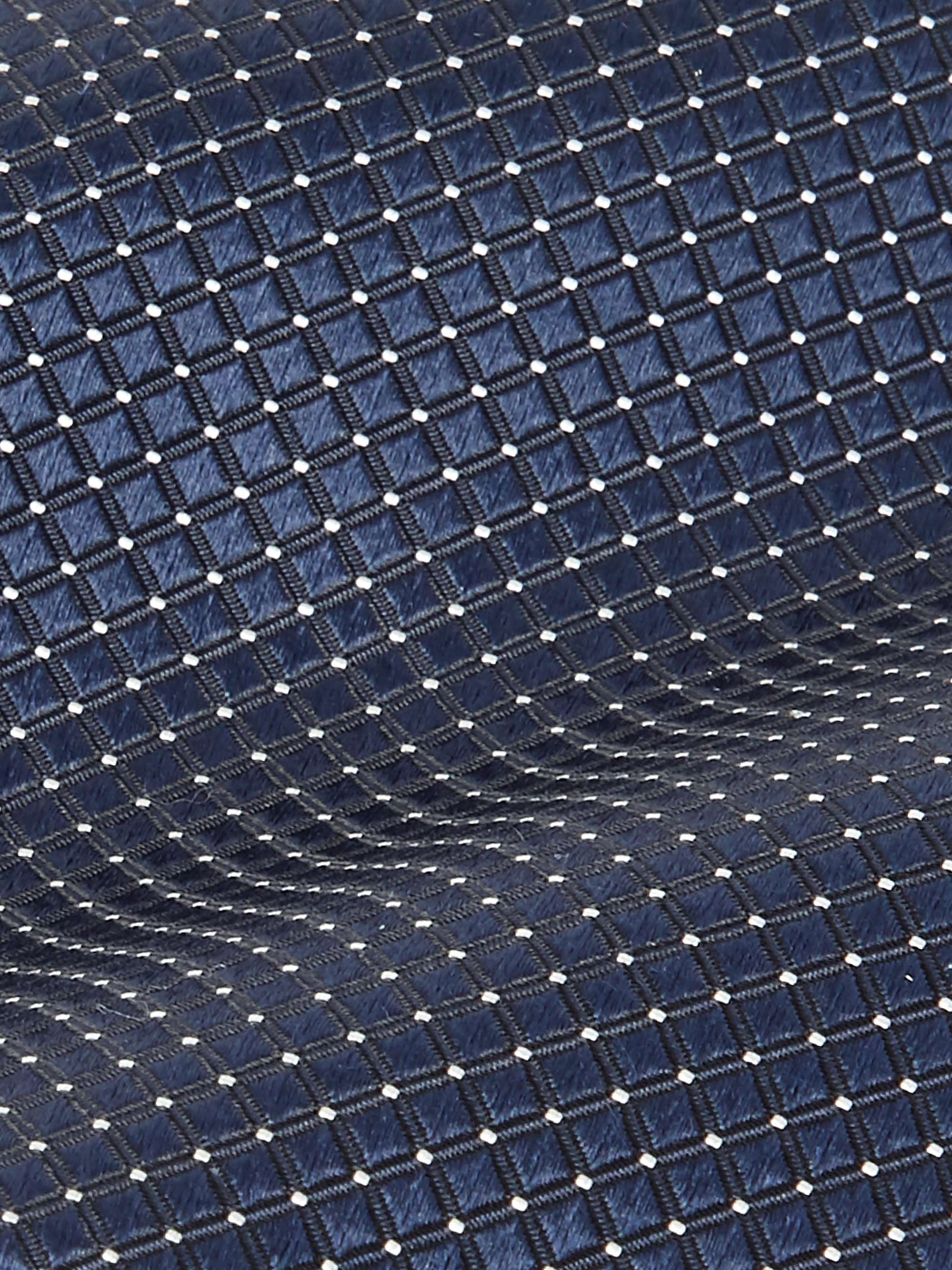 ZEGNA 8cm Textured-Silk Tie