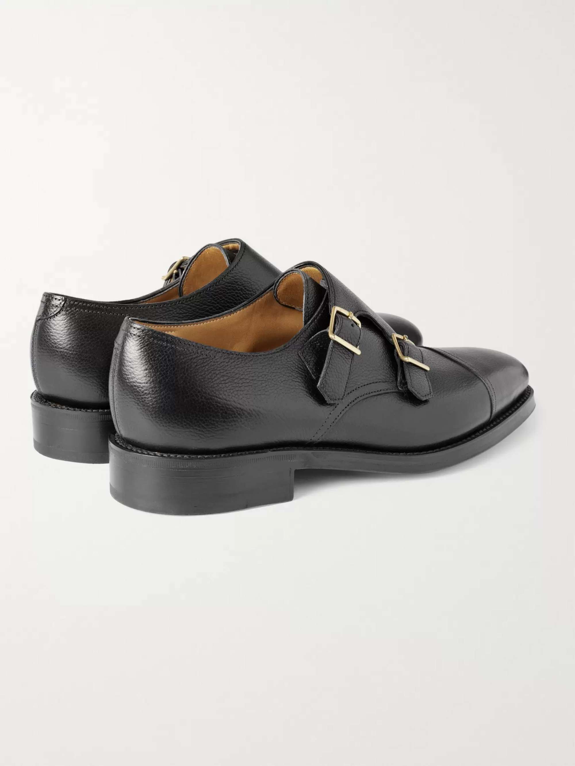 JOHN LOBB William Leather Monk-Strap Shoes