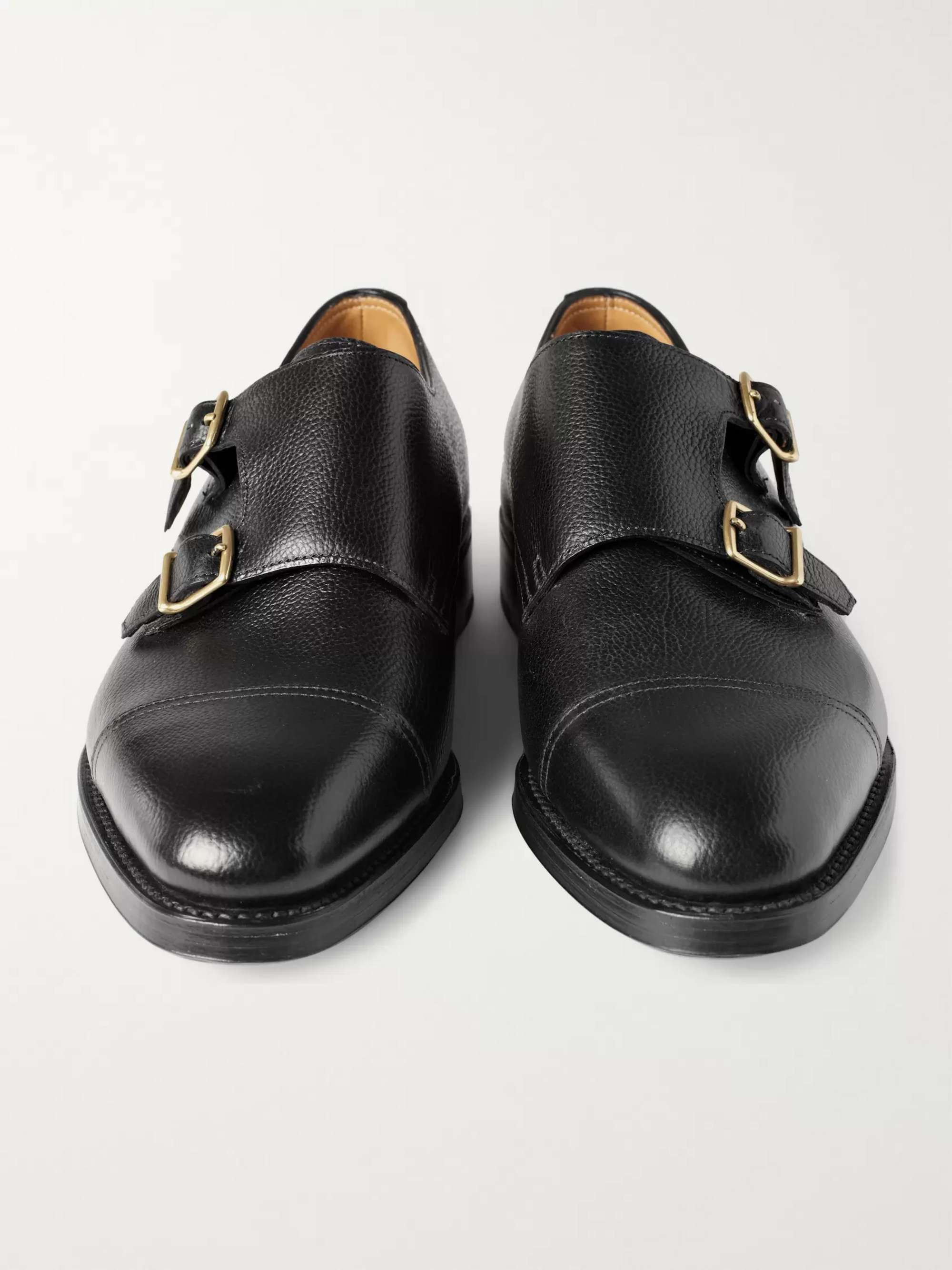 JOHN LOBB William Leather Monk-Strap Shoes