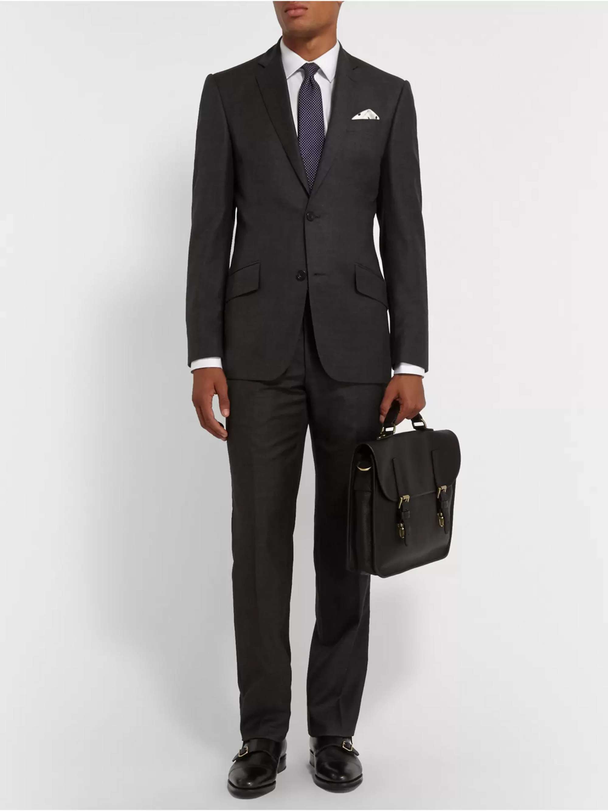 JOHN LOBB William Leather Monk-Strap Shoes