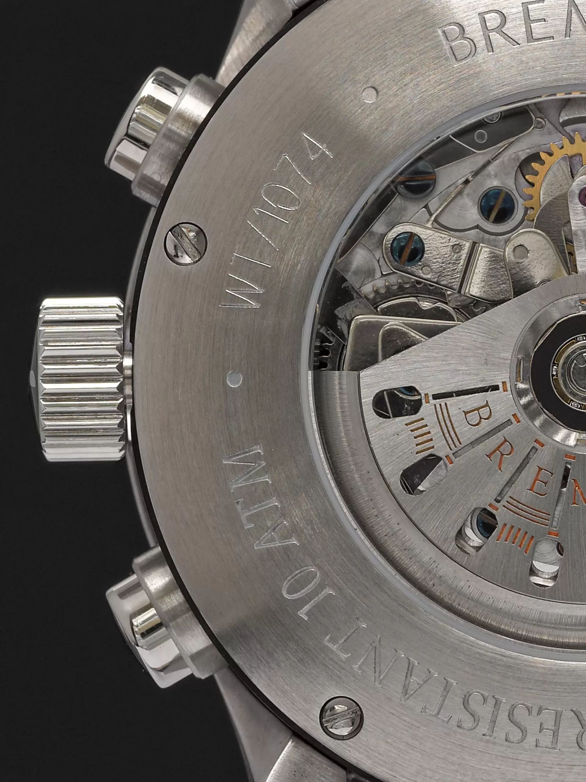 BREMONT ALT1-B Automatic GMT Chronograph 43mm Stainless Steel and Leather Watch, Ref. ALT1-B-R-S