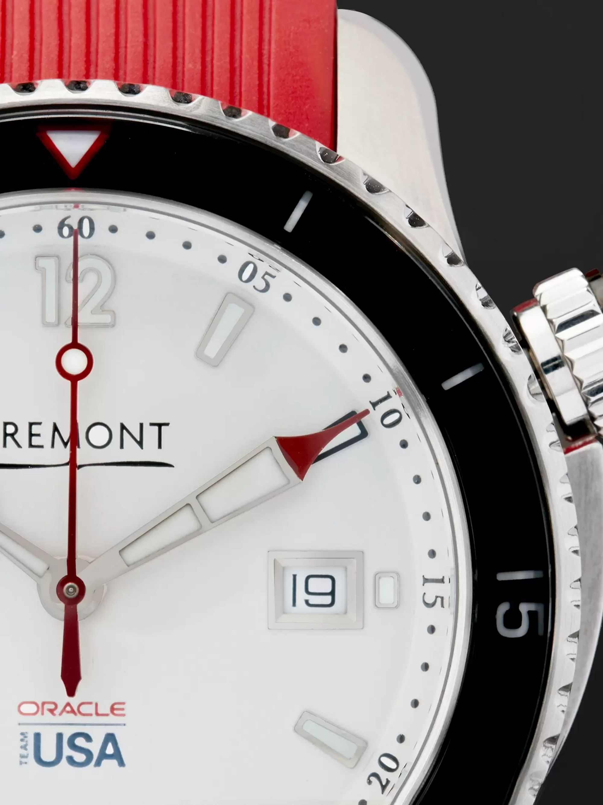 BREMONT Oracle I Automatic Chronometer 43mm Stainless Steel Watch with Rubber and Kevlar Straps