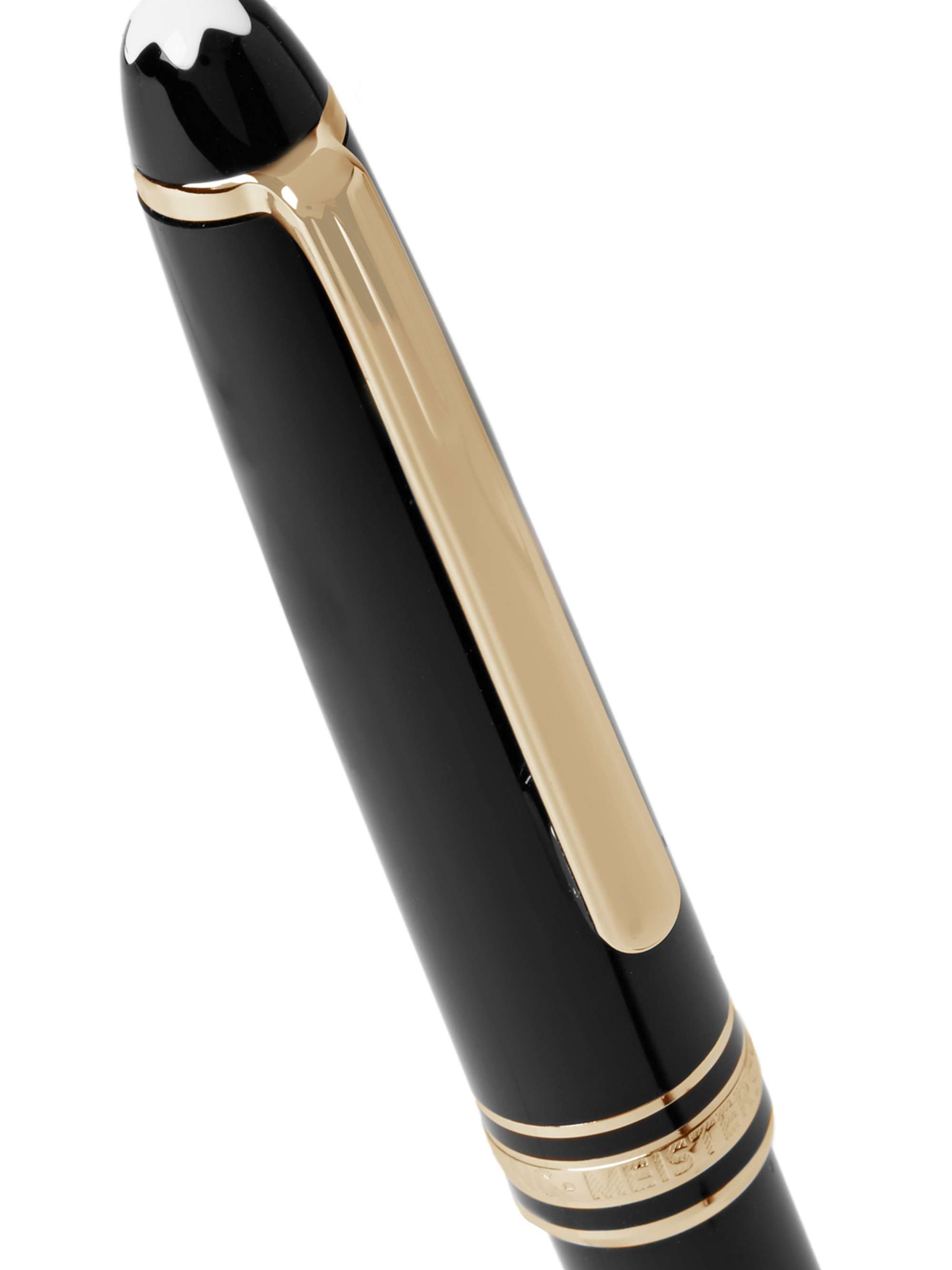 MONTBLANC Meisterstück Classique Resin and Gold-Plated Ballpoint Pen