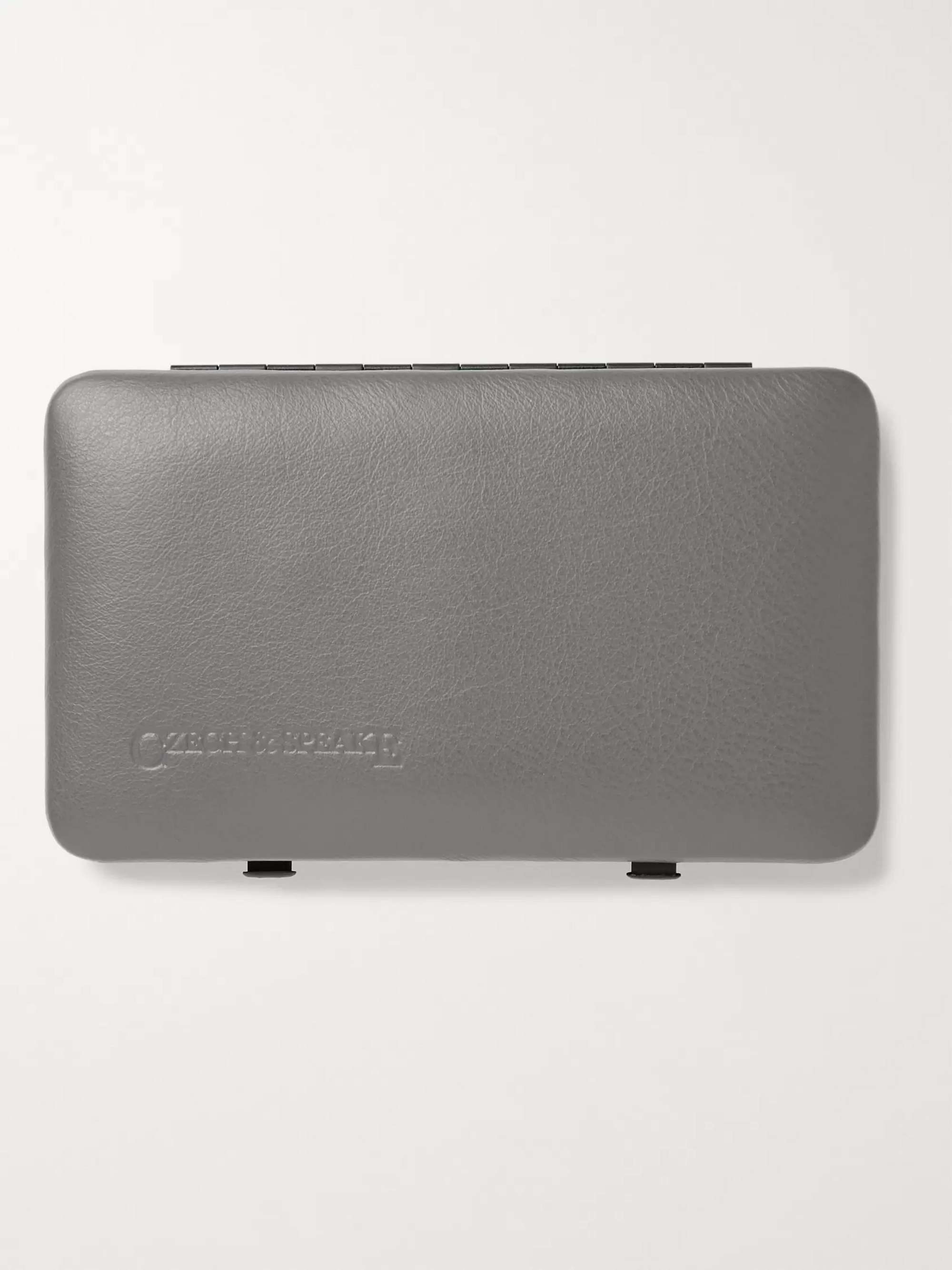 CZECH & SPEAKE Leather-Bound Manicure Set