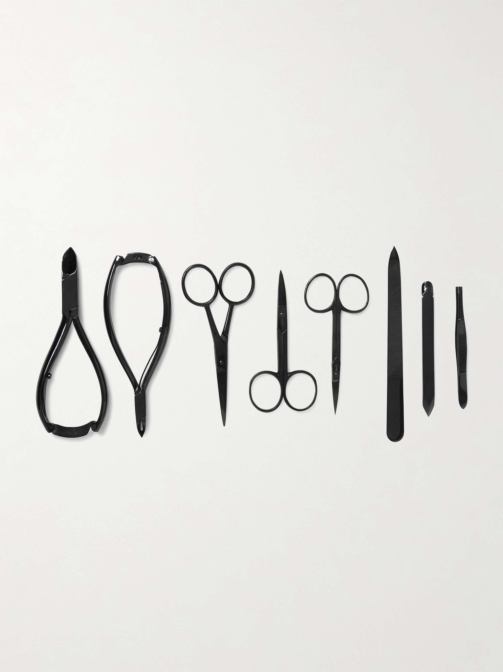 BAMFORD GROOMING DEPARTMENT Stainless Steel and Carbon Fibre Manicure Set