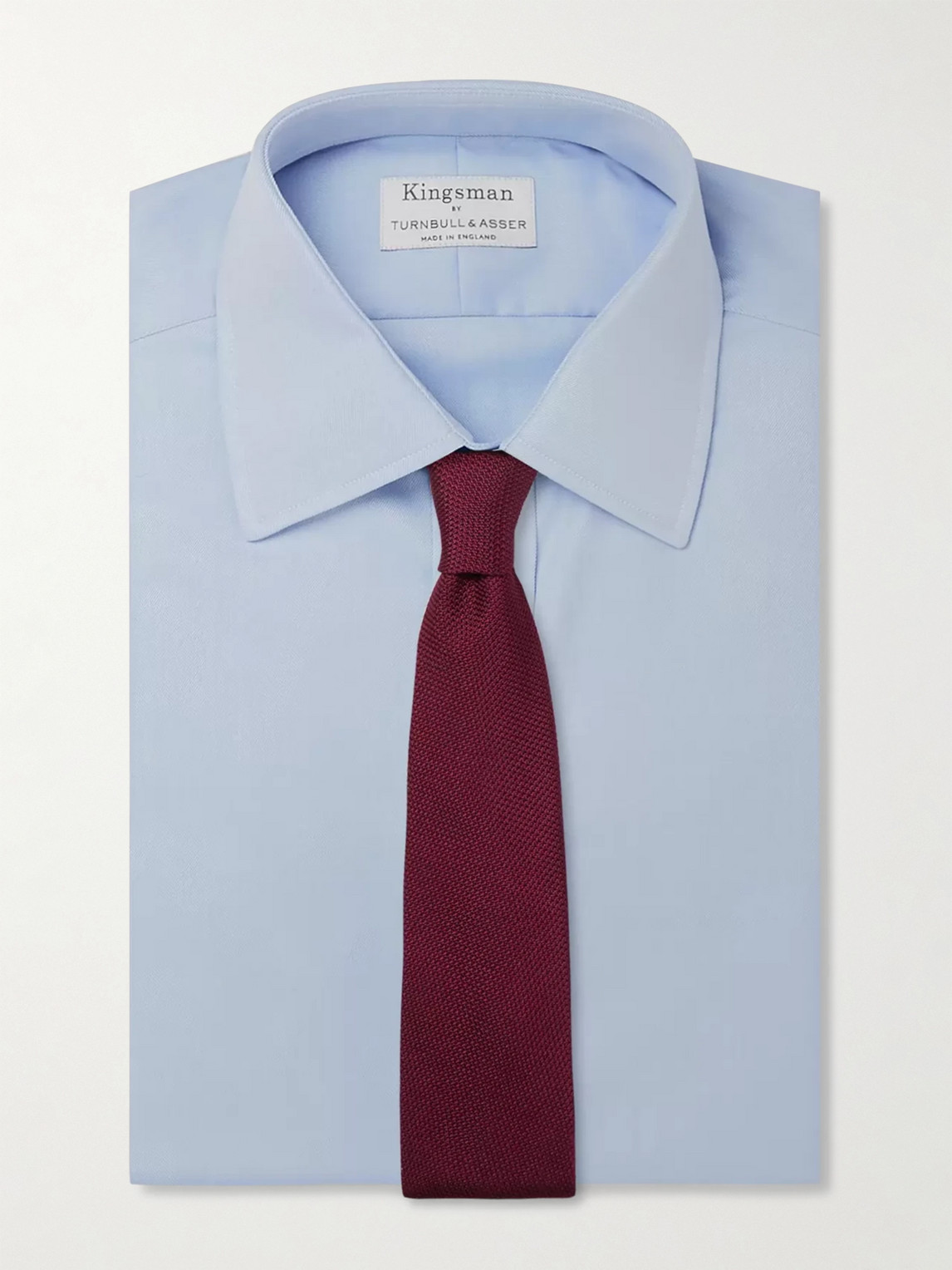 Shop Kingsman Drake's 8cm Silk-grenadine Tie In Burgundy