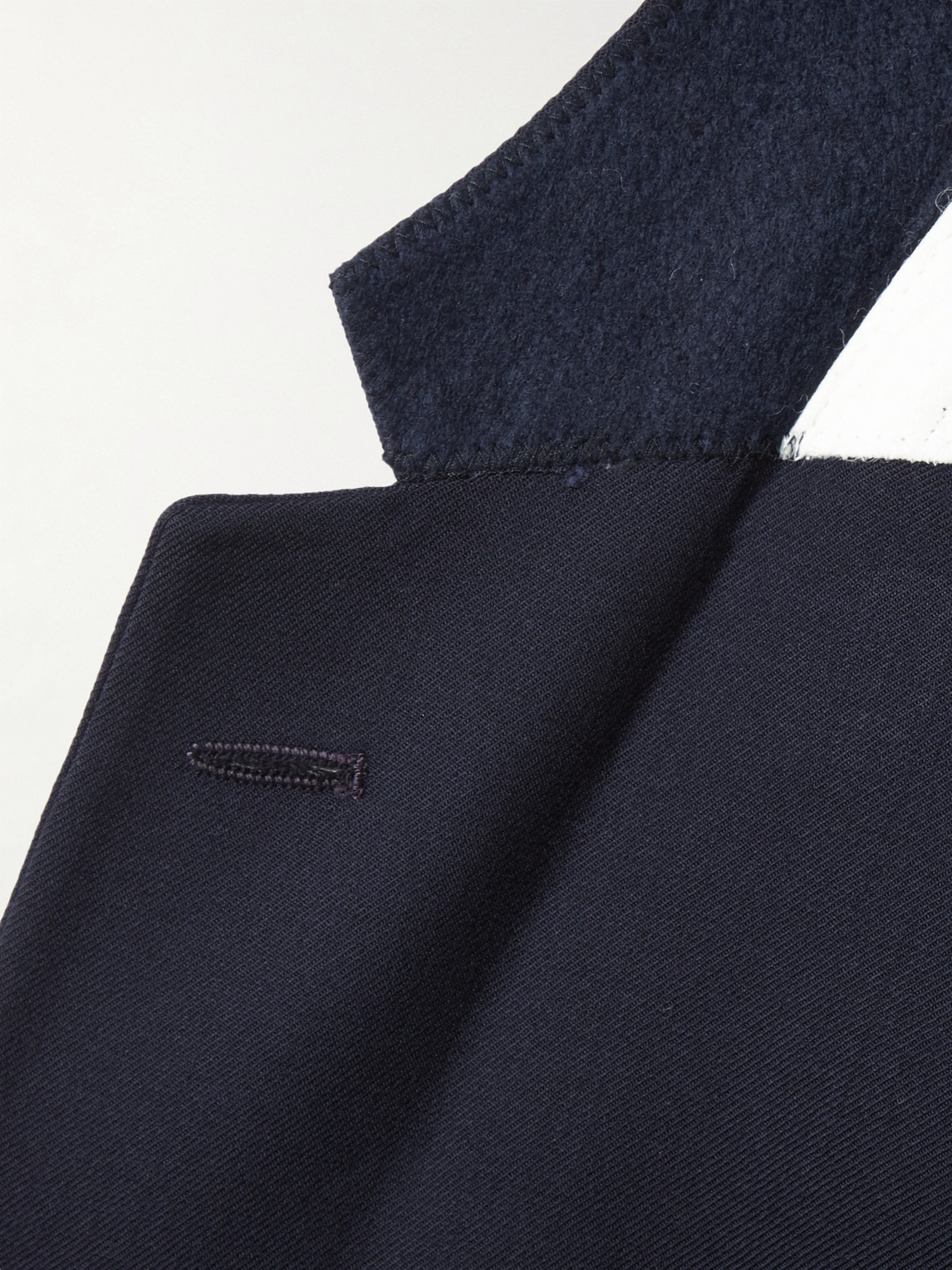 Shop Paul Smith Navy A Suit To Travel In Soho Slim-fit Wool Suit In Blue