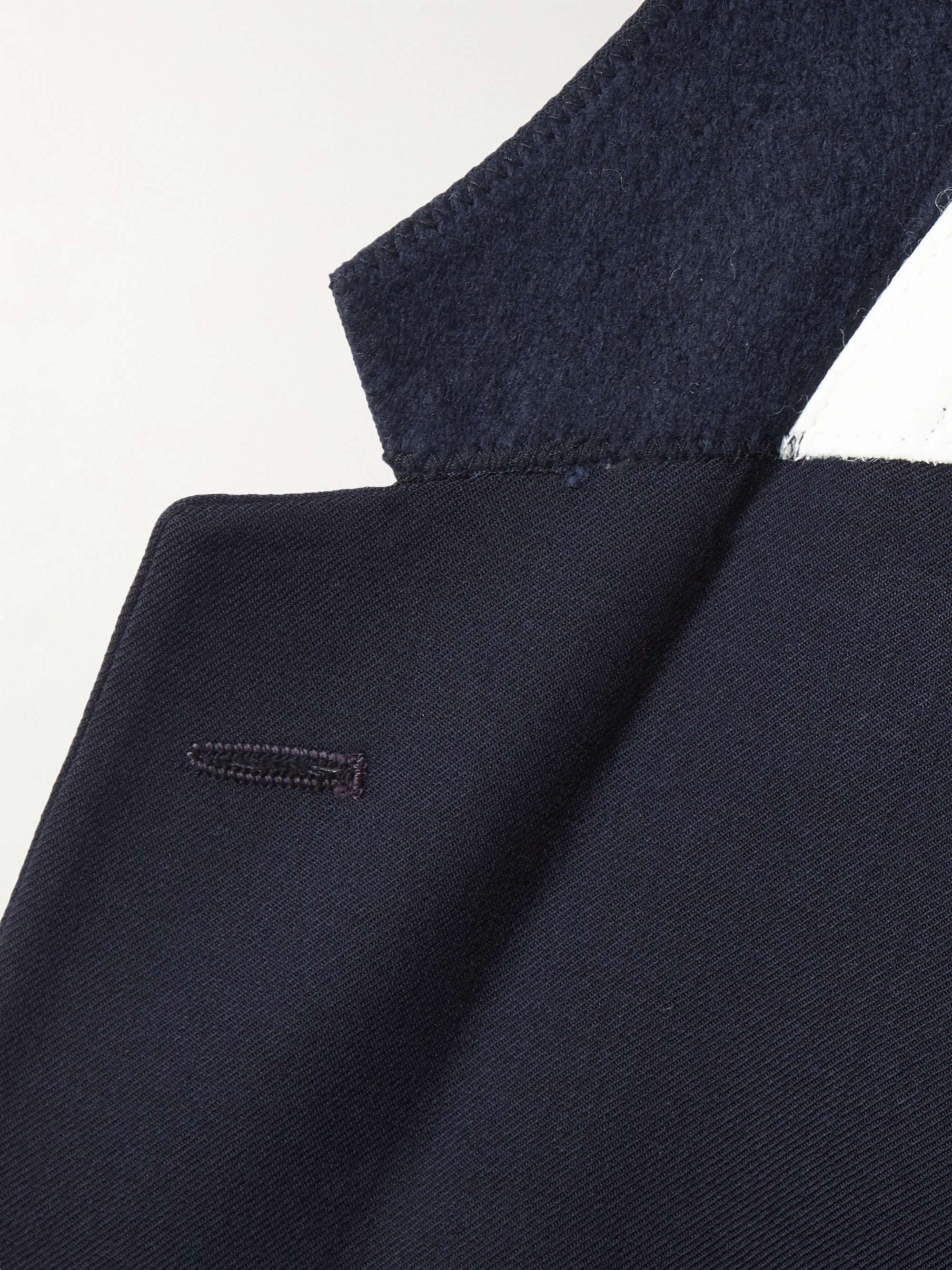 PAUL SMITH Navy A Suit To Travel In Soho Slim-Fit Wool Suit for
