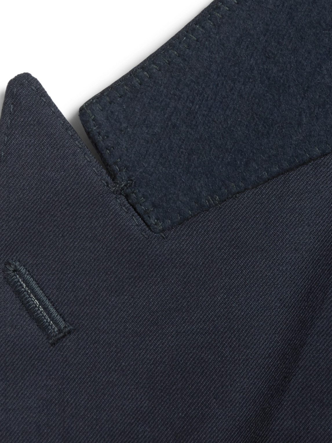 Shop Kingsman Harry's Navy Super 120s Wool Suit In Blue