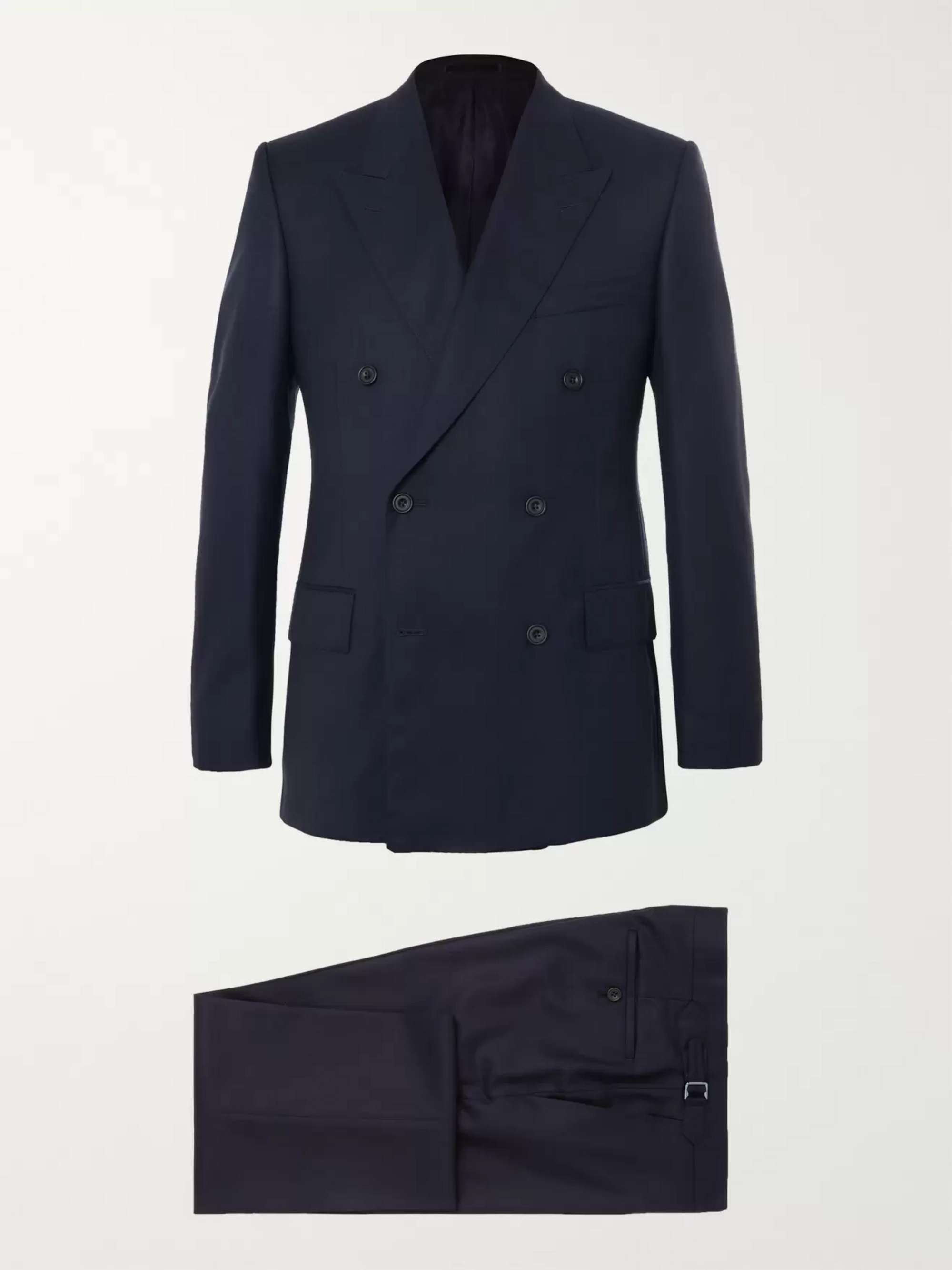 KINGSMAN Harry's Navy Super 120s Wool Suit | MR PORTER