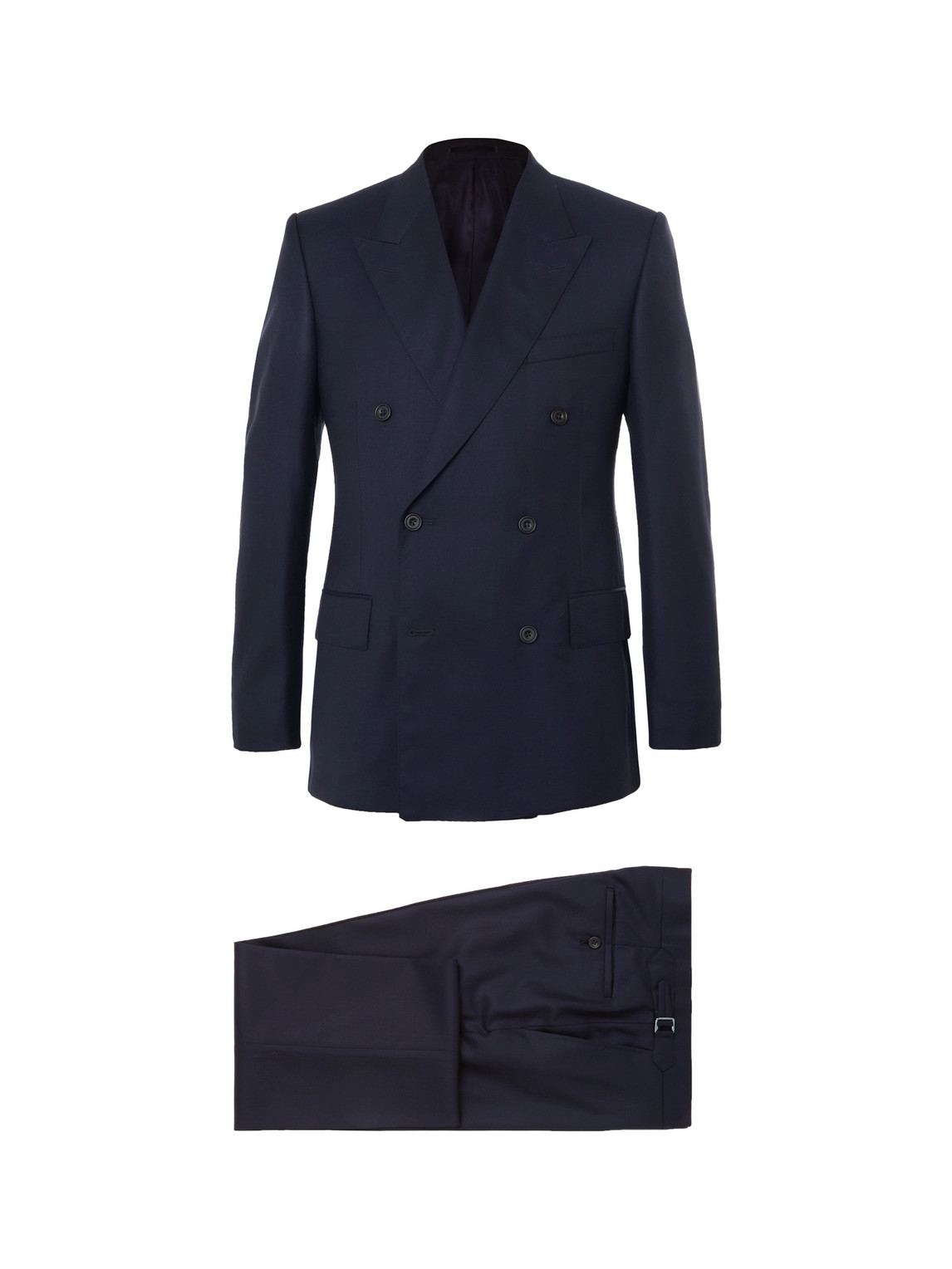 Kingsman Harry's Navy Super 120s Wool Suit In Blue