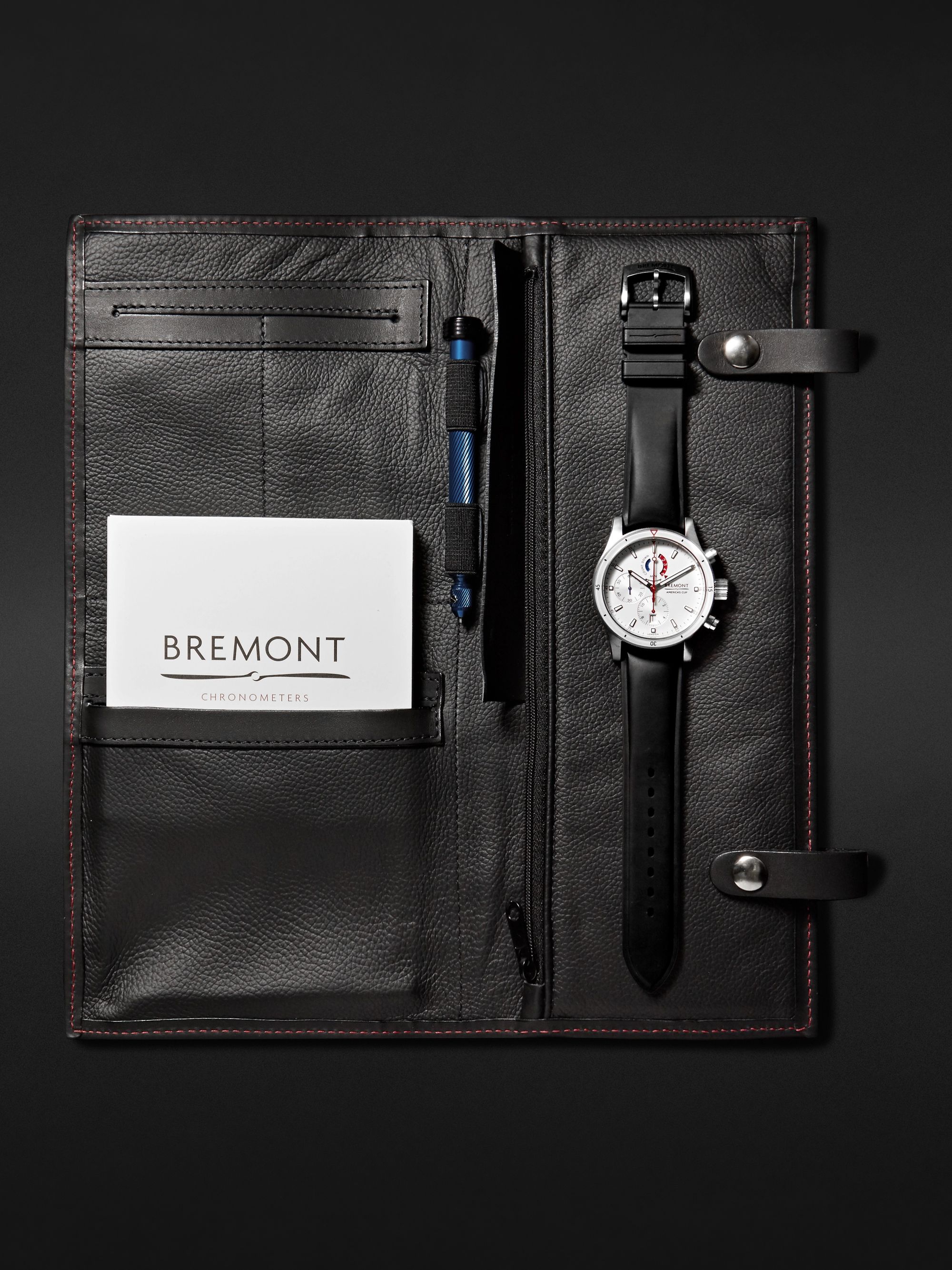BREMONT Oracle Team USA Regatta Automatic Chronograph 43mm Titanium and Rubber Watch, Ref. No. OTUSA-R/WH