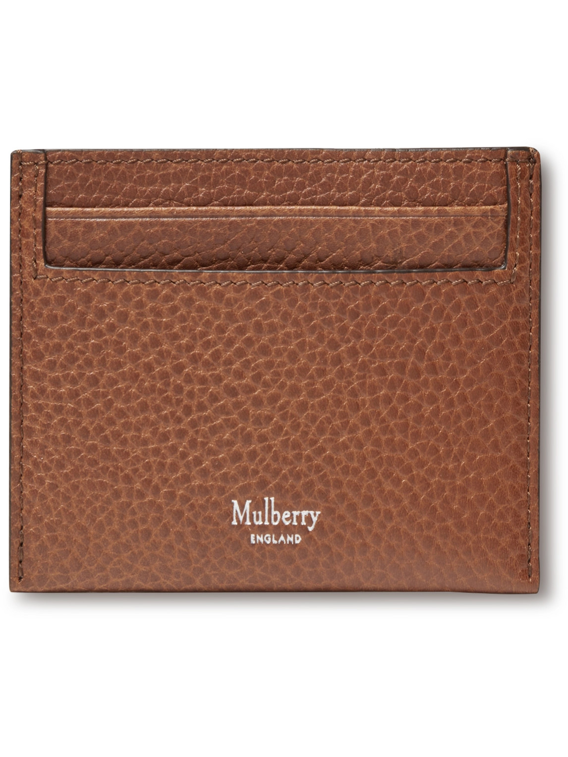 Mulberry Full-grain Leather Cardholder In Brown