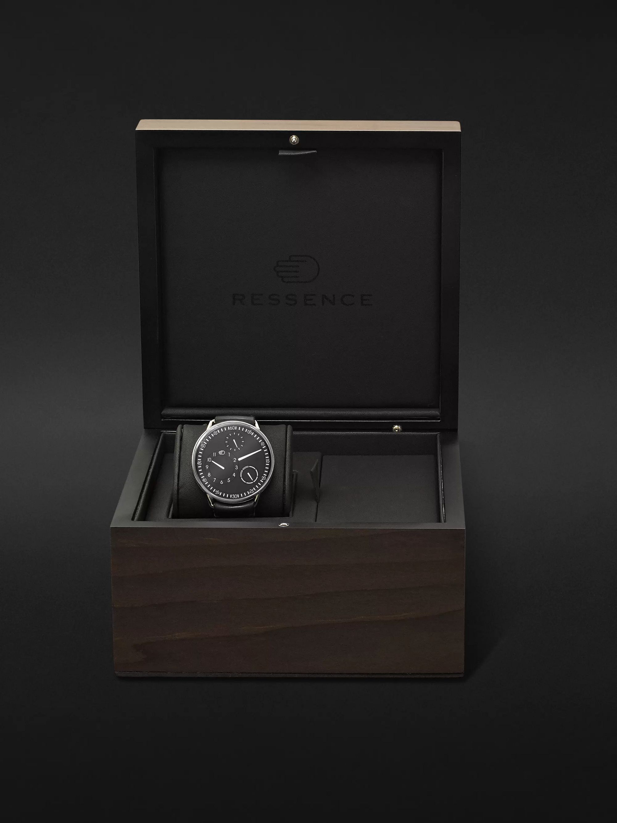 RESSENCE Type 1 Mechanical 42mm Titanium and Leather Watch, Ref. No. TYPE 1B