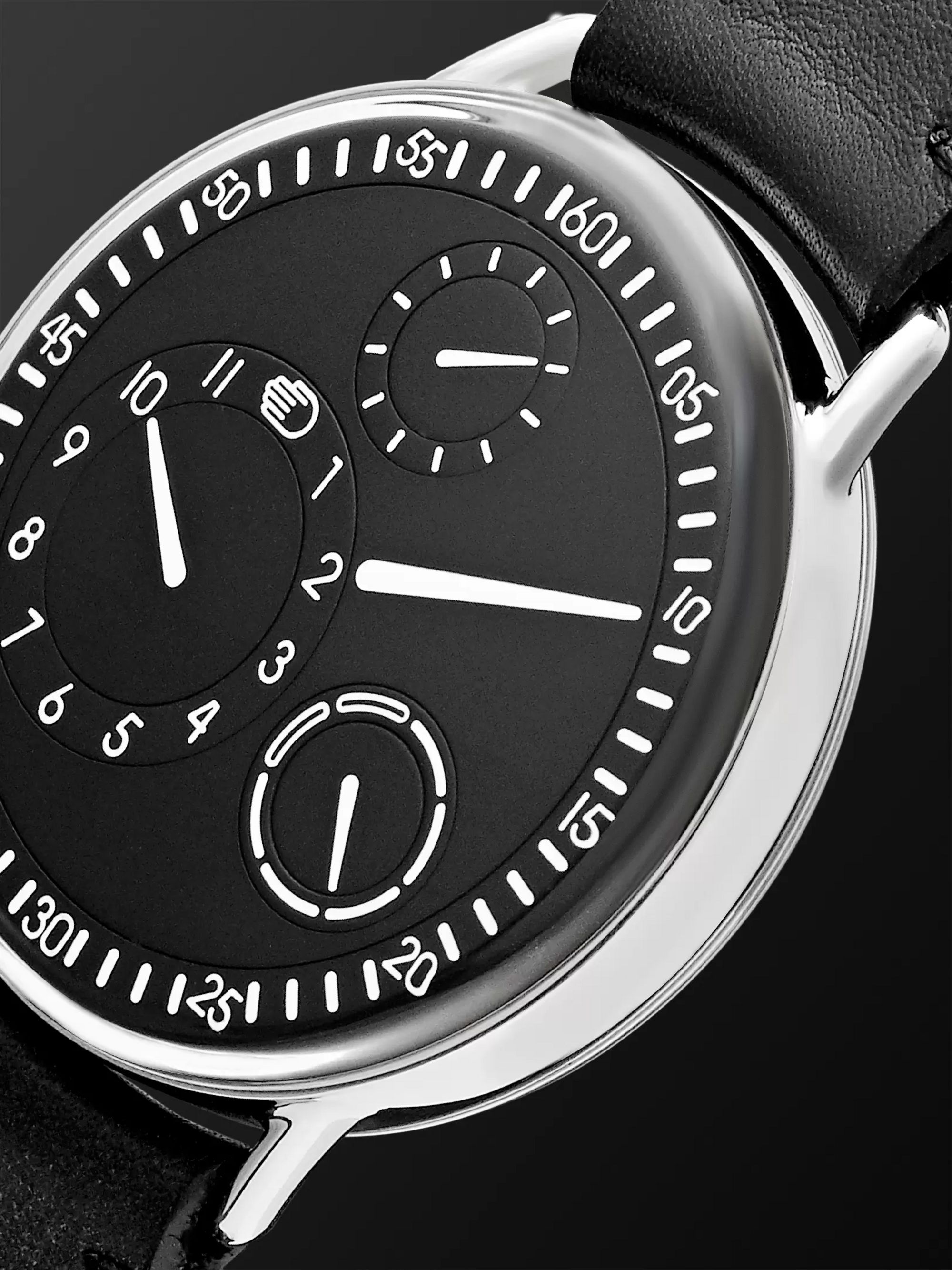 RESSENCE Type 1 Mechanical 42mm Titanium and Leather Watch, Ref. No. TYPE 1B