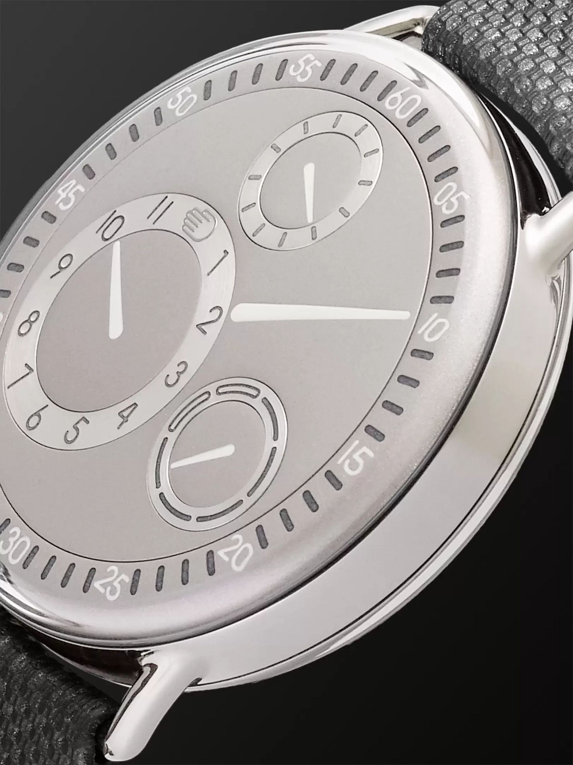RESSENCE Type 1 Mechanical 42mm Titanium and Leather Watch, Ref. No. TYPE 1CH