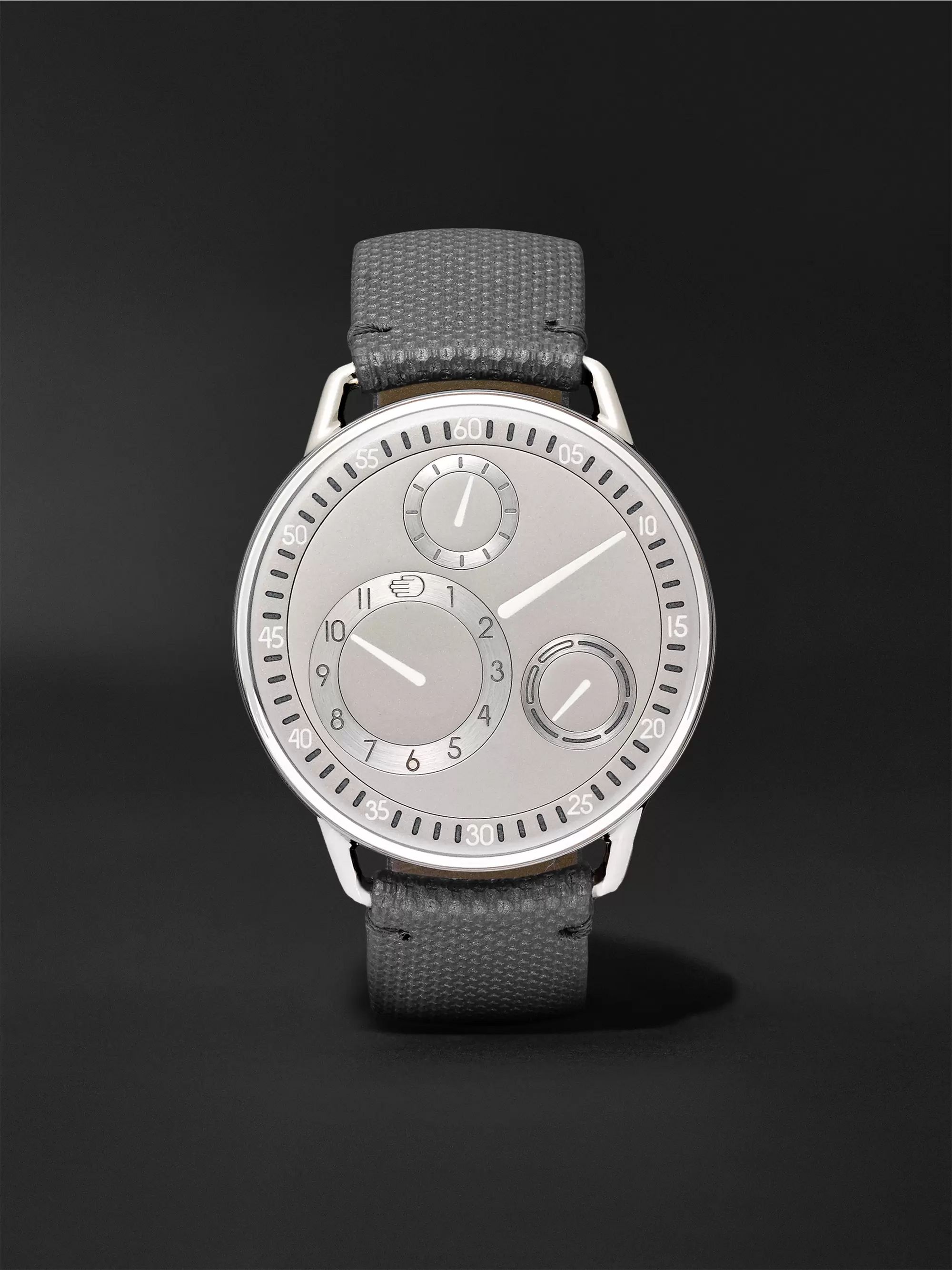RESSENCE Type 1 Mechanical 42mm Titanium and Leather Watch, Ref. No. TYPE 1CH
