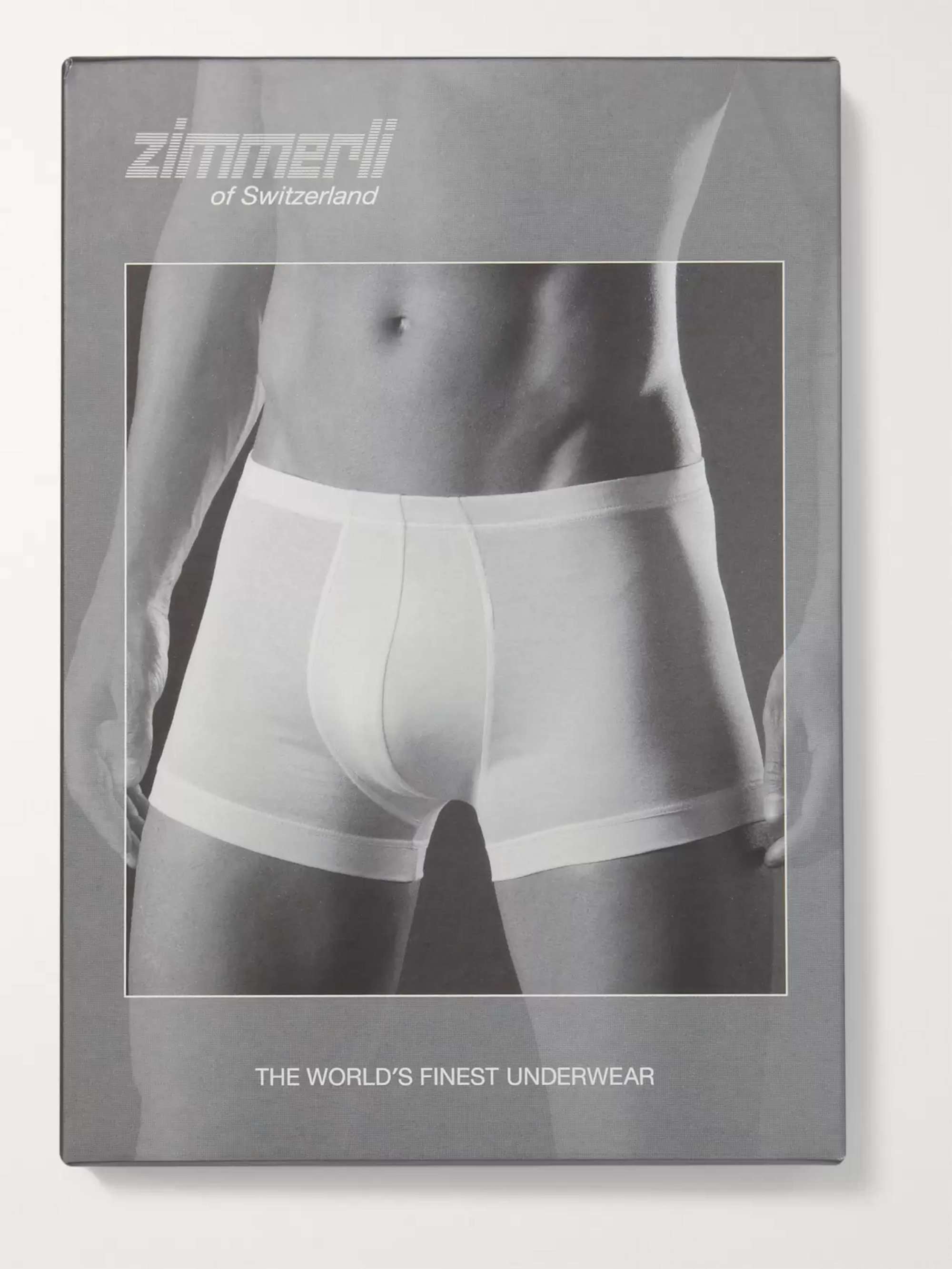 ZIMMERLI Pure Comfort Stretch-Cotton Boxer Briefs