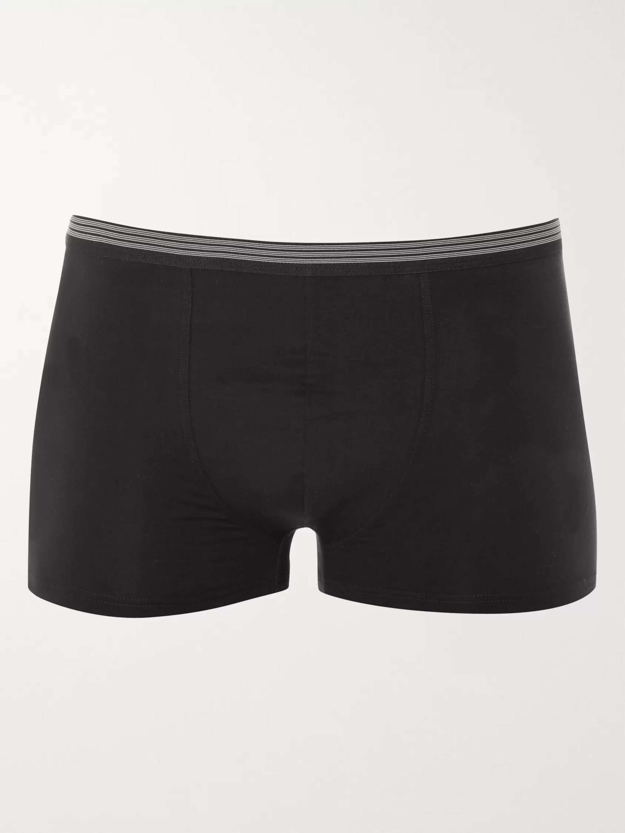 ZIMMERLI Pure Comfort Stretch-Cotton Boxer Briefs for Men