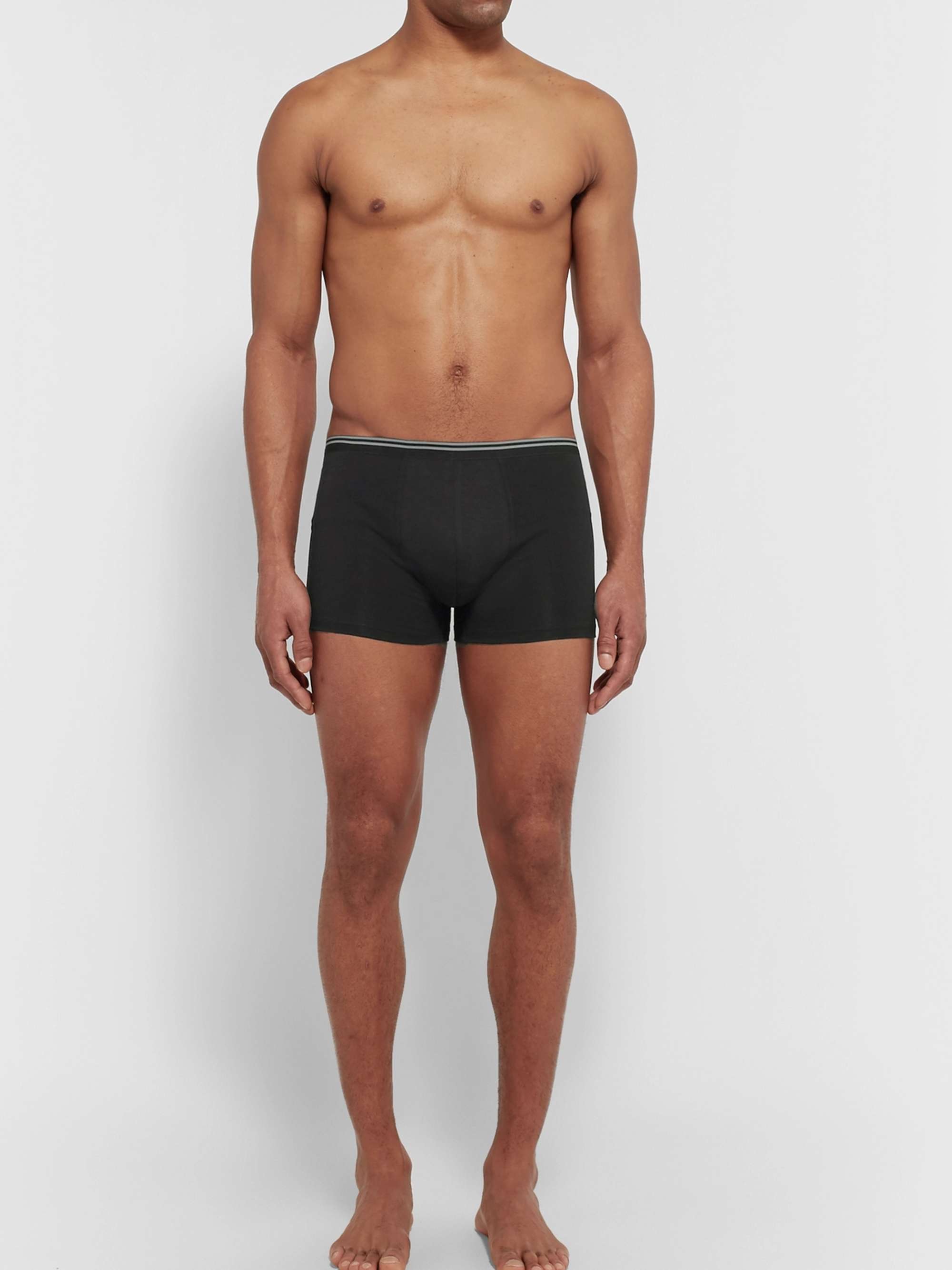 ZIMMERLI Pure Comfort Stretch-Cotton Boxer Briefs for Men