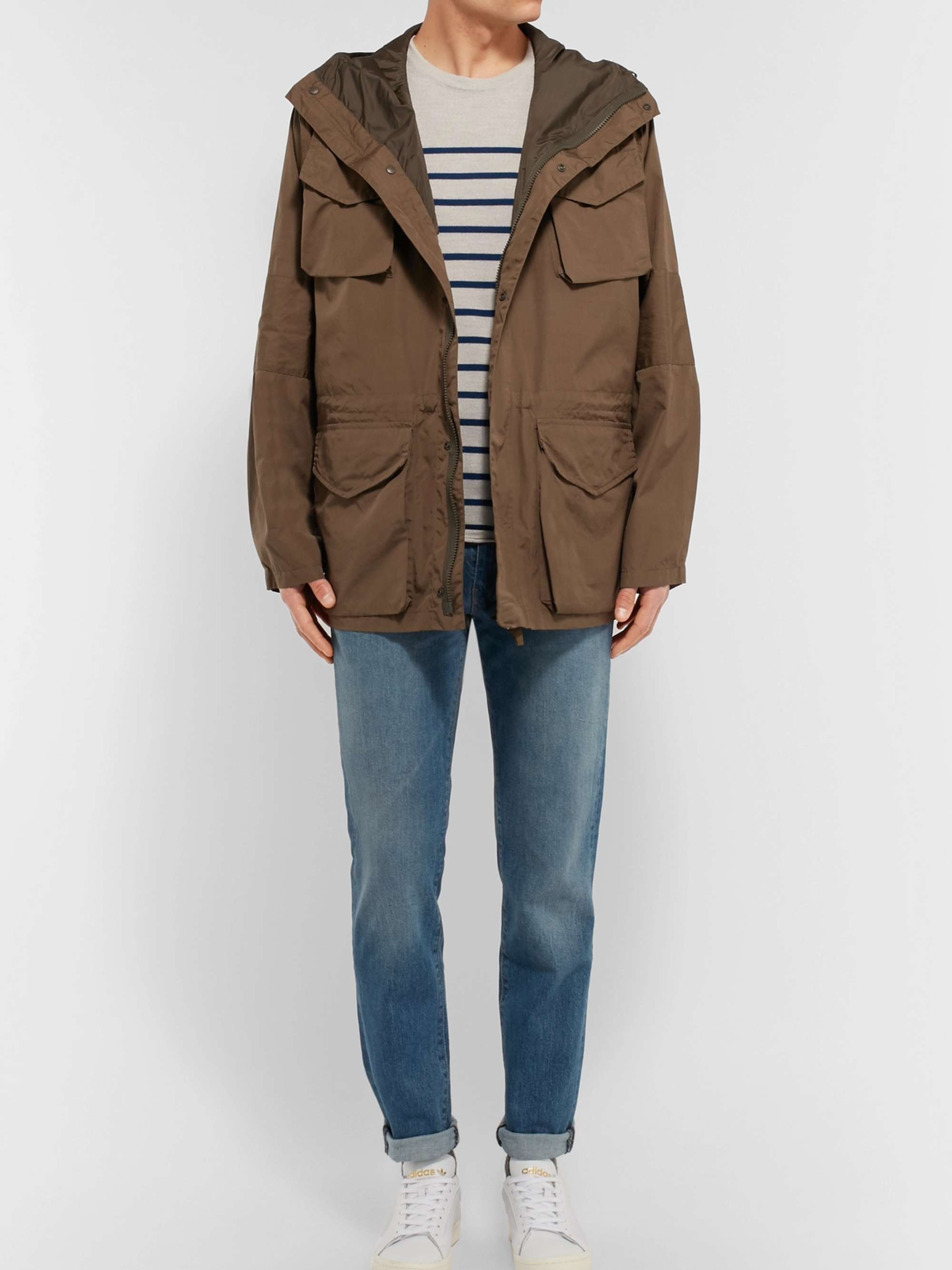 ASPESI Cotton Hooded Field Jacket