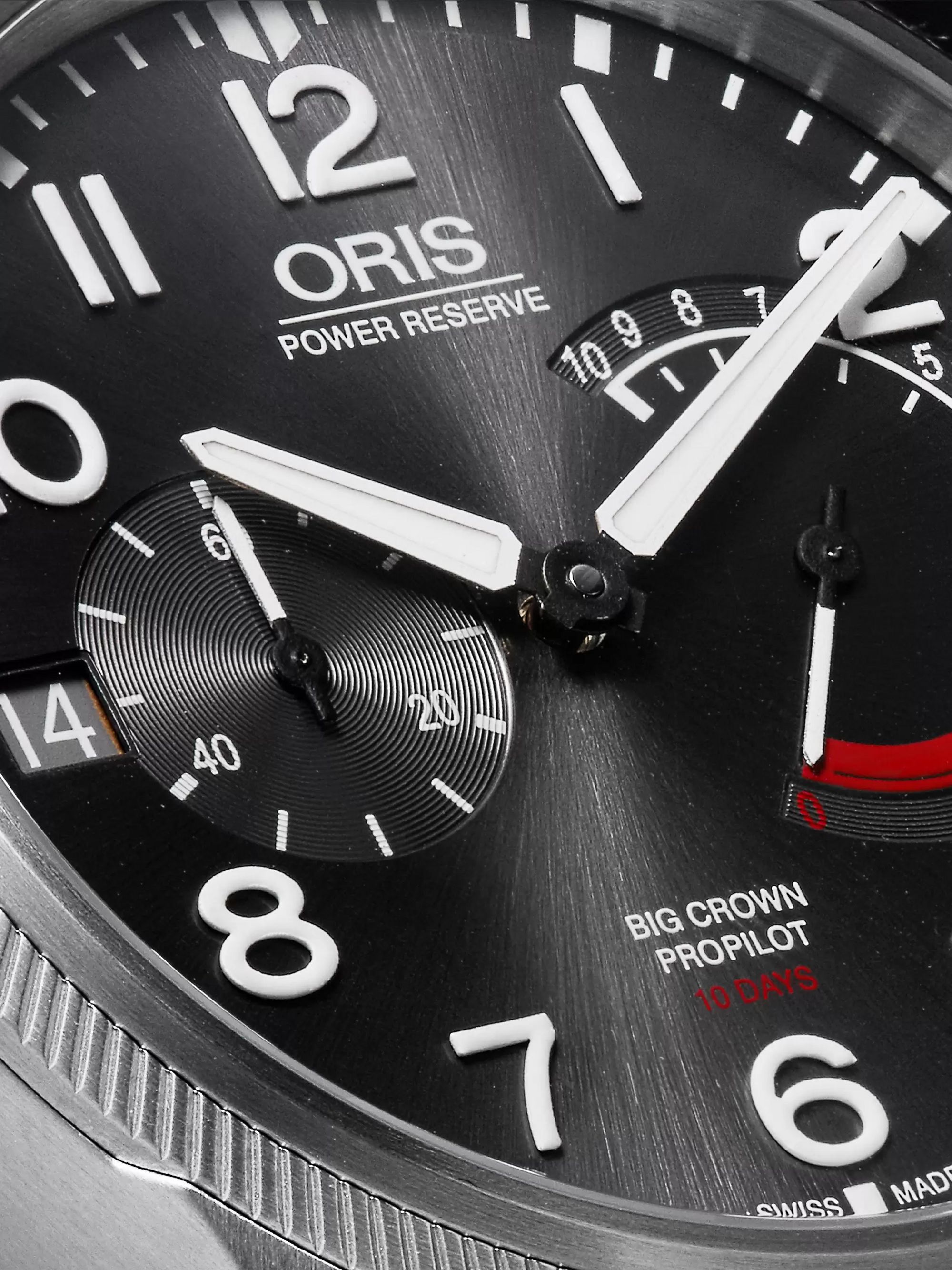 ORIS ProPilot Calibre 111 44mm Stainless Steel and Alligator Watch, Ref. No. 111 7711 4163 12272FC