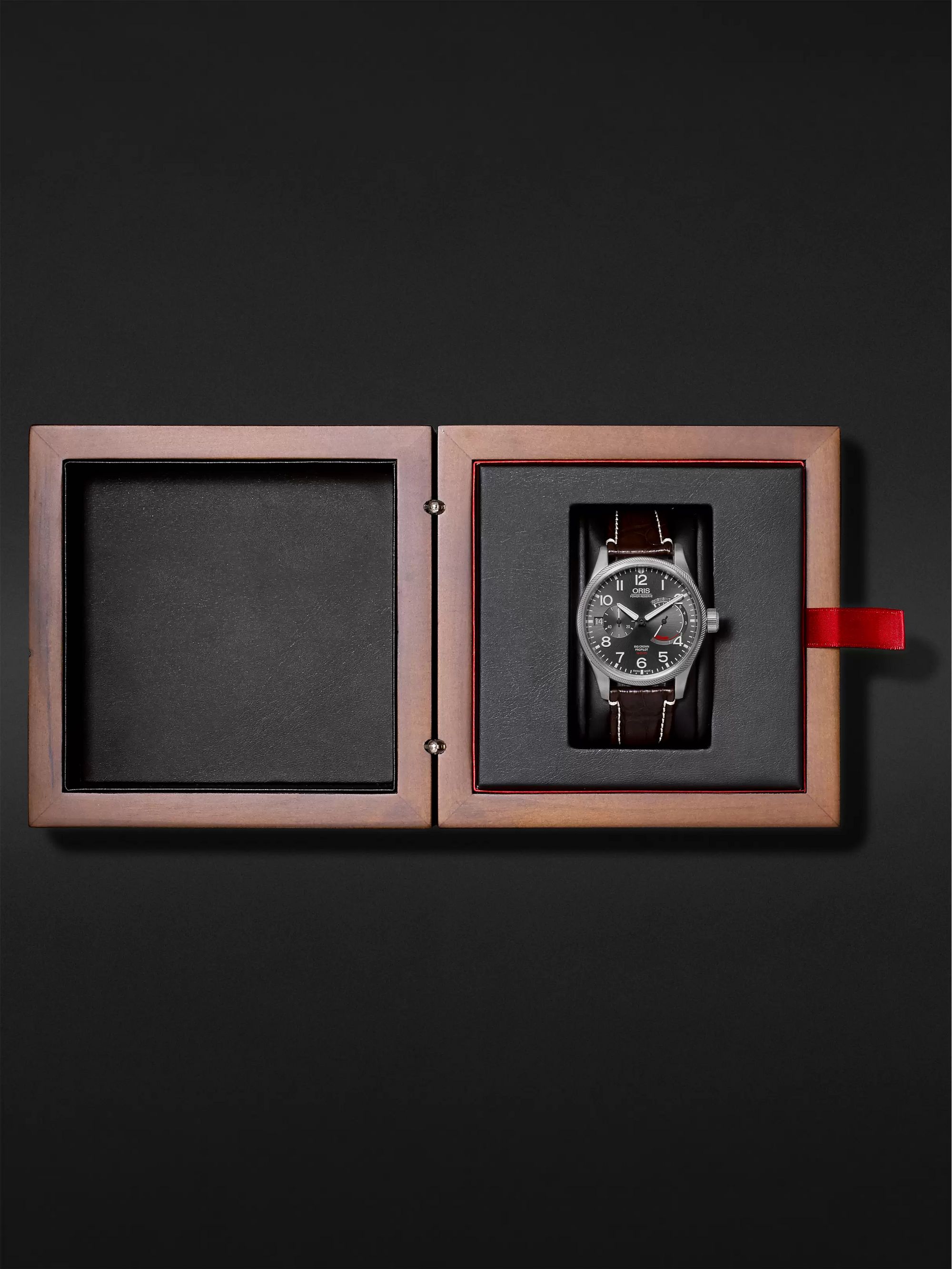 ORIS ProPilot Calibre 111 44mm Stainless Steel and Alligator Watch, Ref. No. 111 7711 4163 12272FC