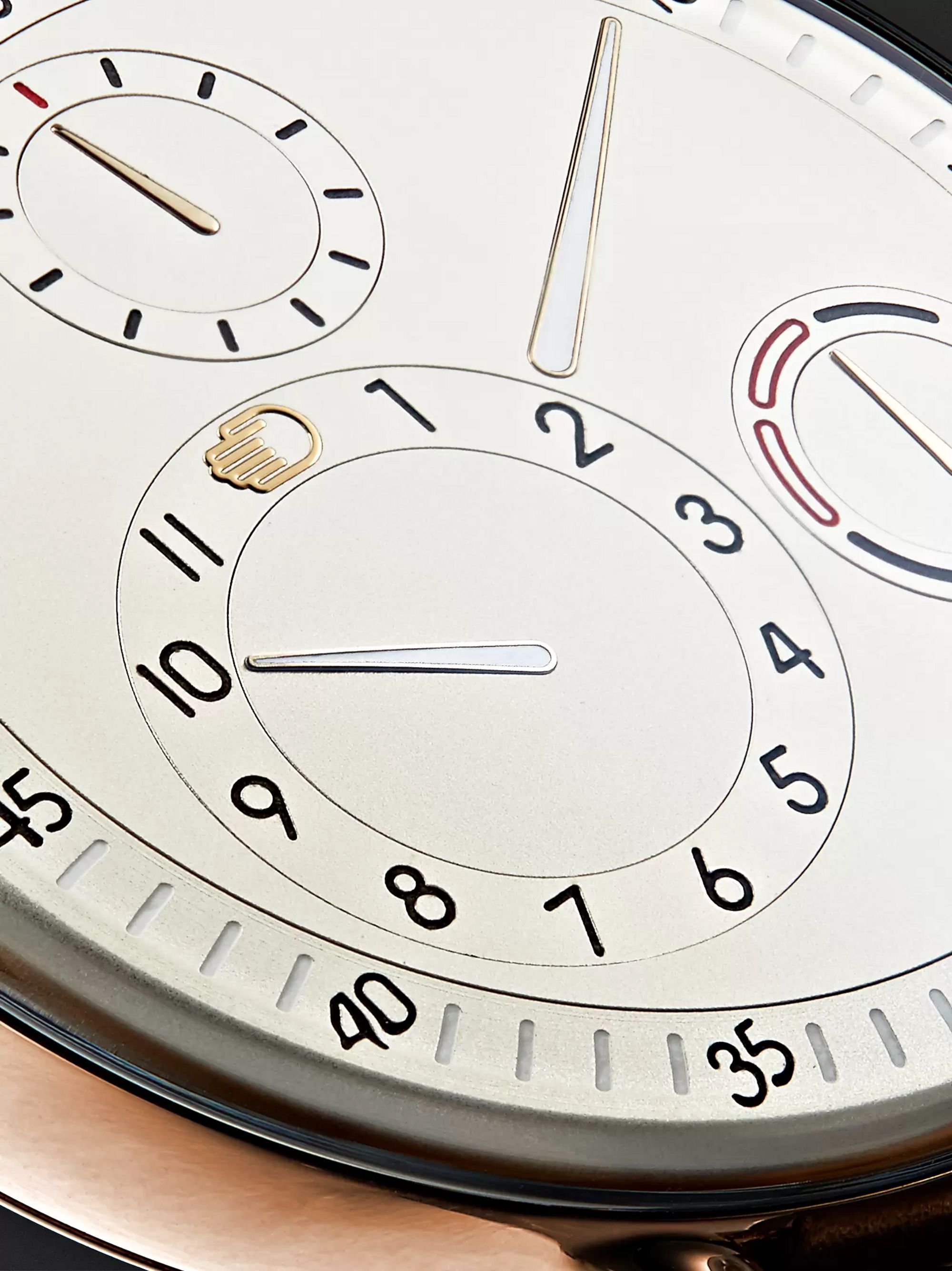 RESSENCE Type 1 MRP 42mm Rose Gold, Titanium and Leather Watch, Ref. No. TYPE 1RG
