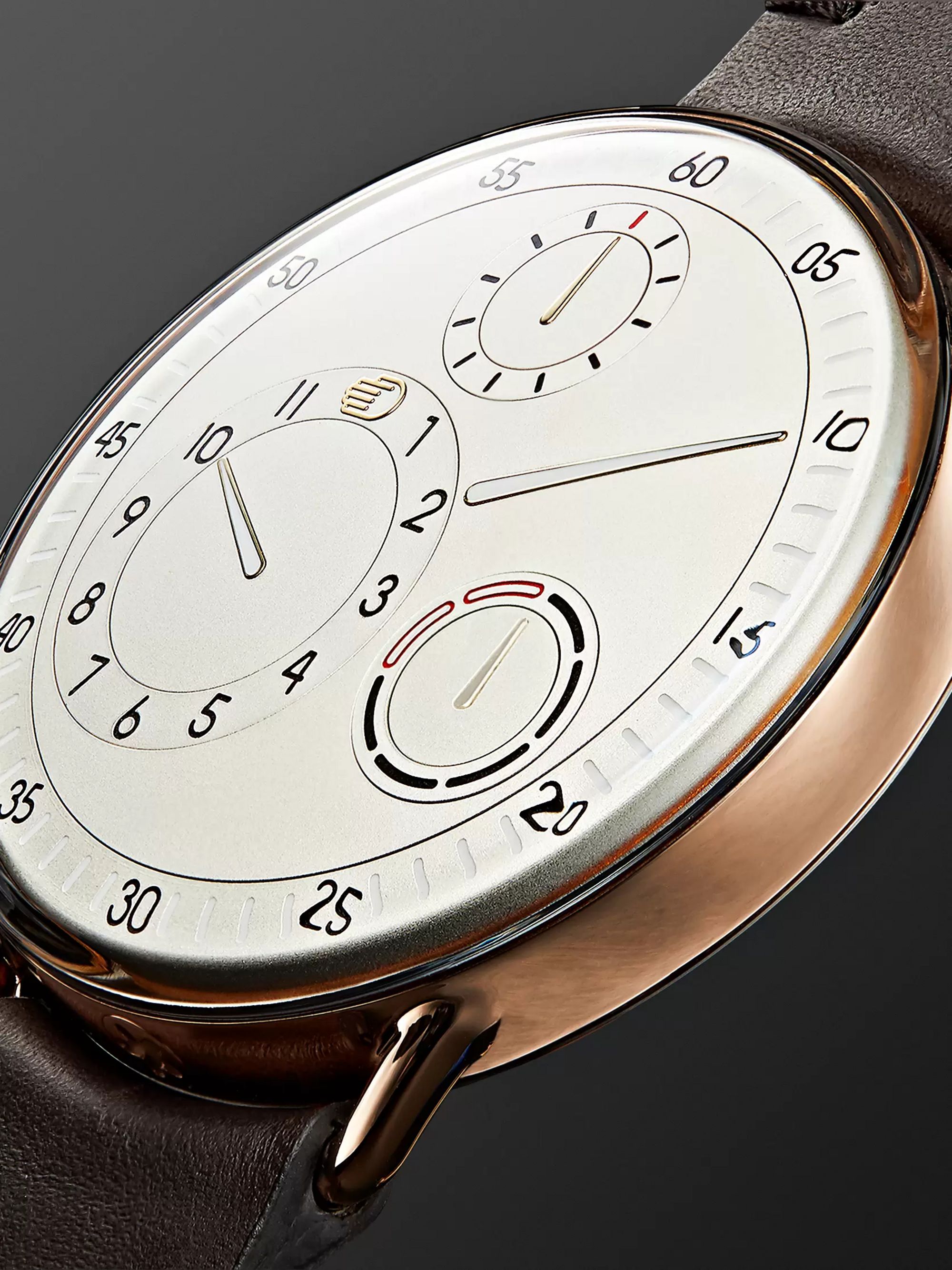 RESSENCE Type 1 MRP 42mm Rose Gold, Titanium and Leather Watch, Ref. No. TYPE 1RG