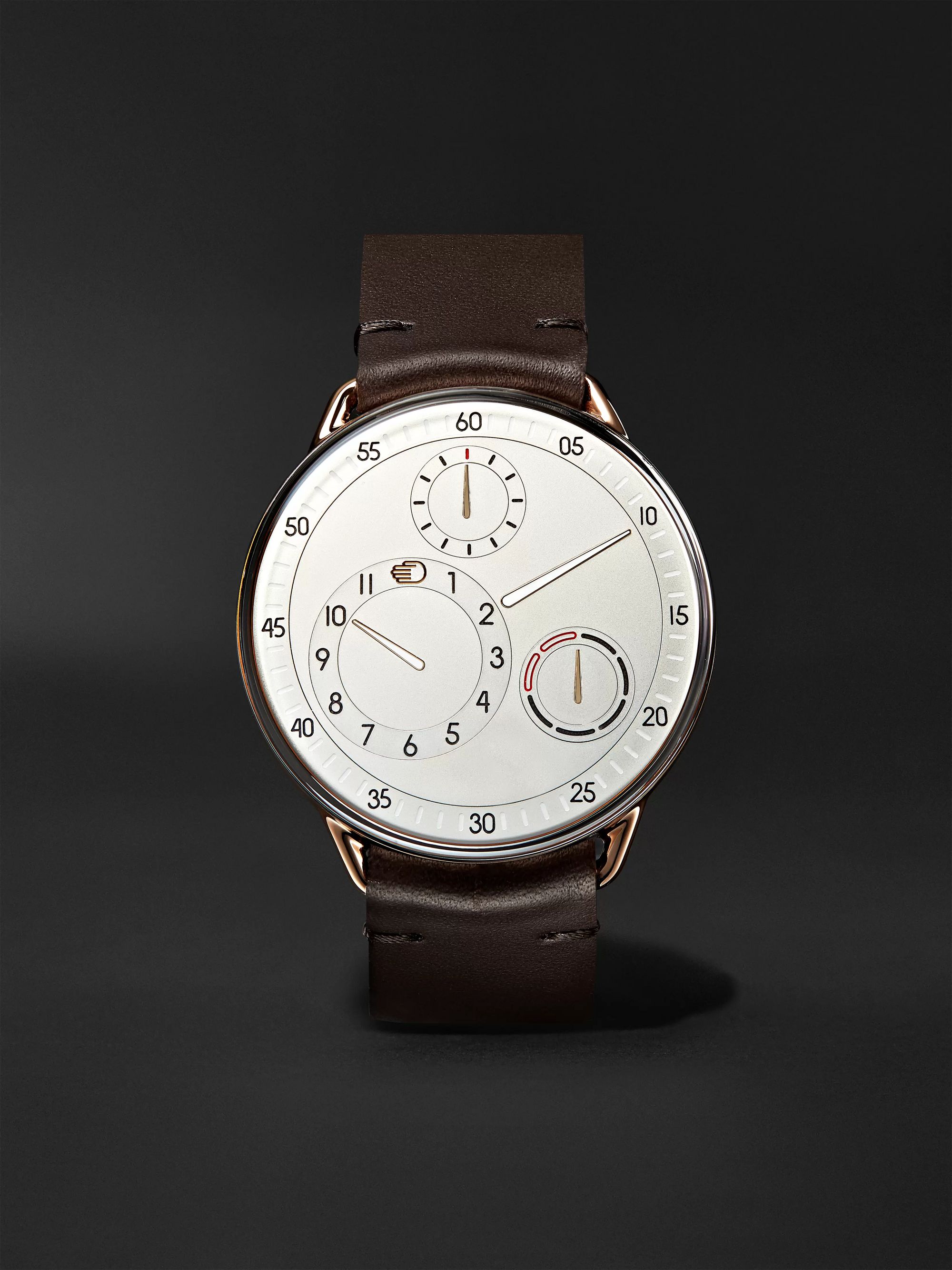 RESSENCE Type 1 MRP 42mm Rose Gold, Titanium and Leather Watch, Ref. No. TYPE 1RG