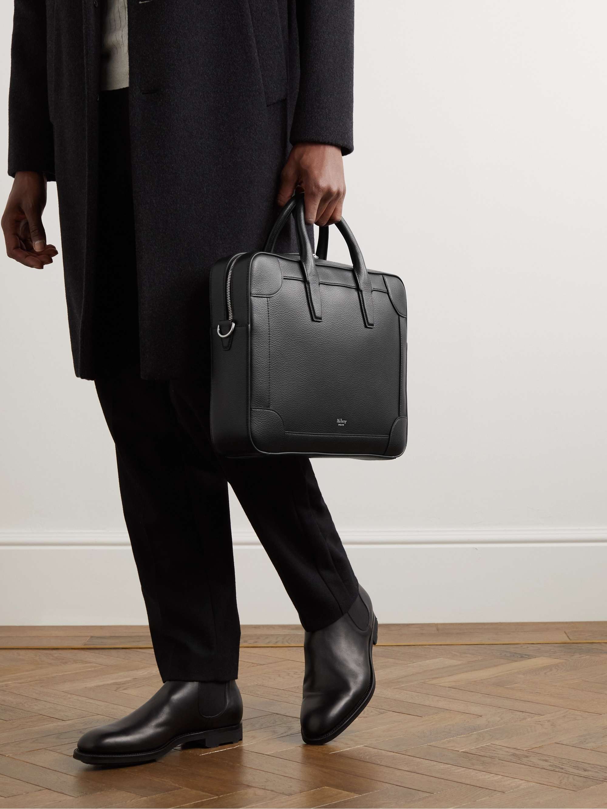MULBERRY Belgrave Full-Grain Leather Briefcase