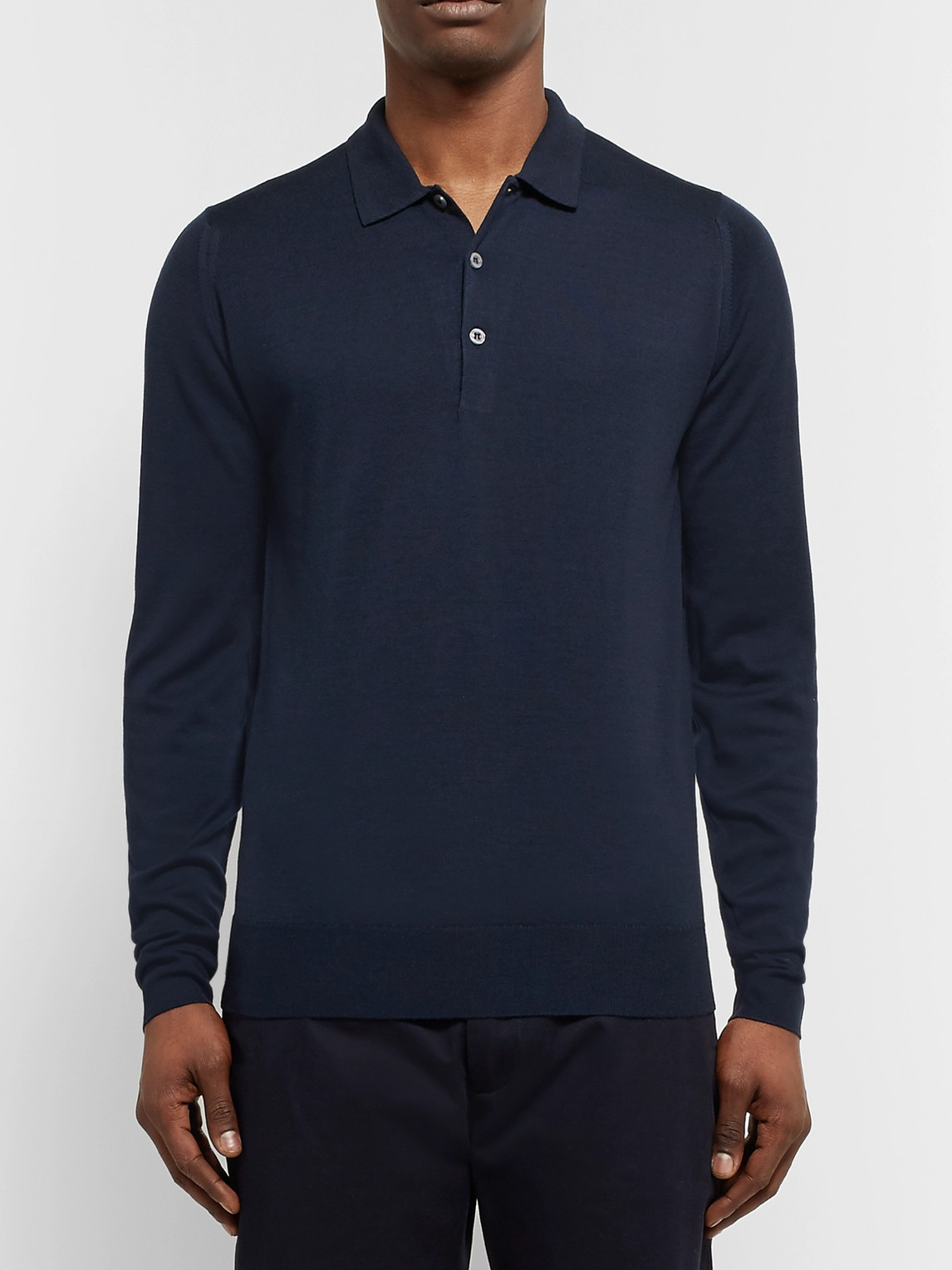 Belper Slim-Fit Merino Wool Polo Shirt